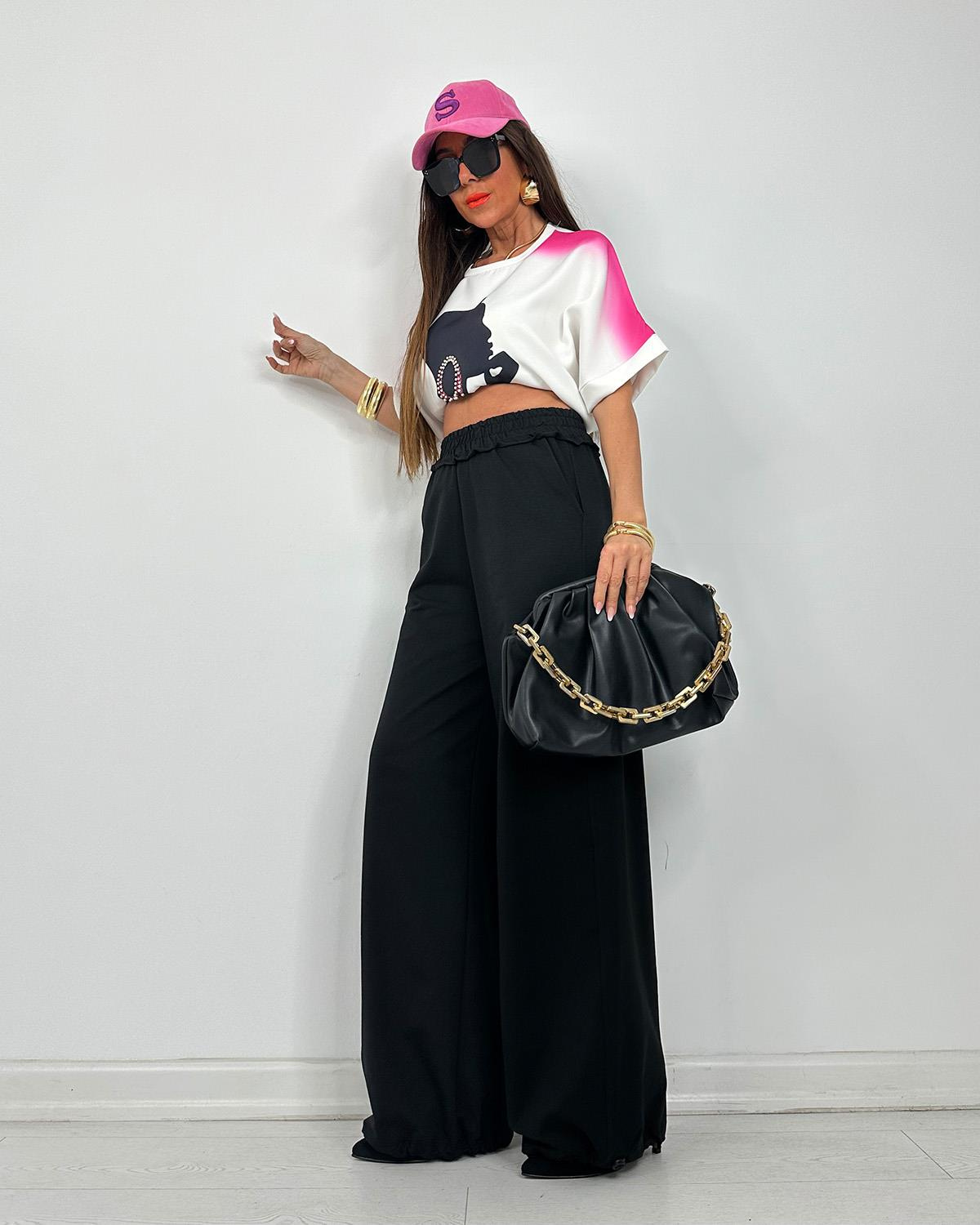 WOM Pantalon Siyah