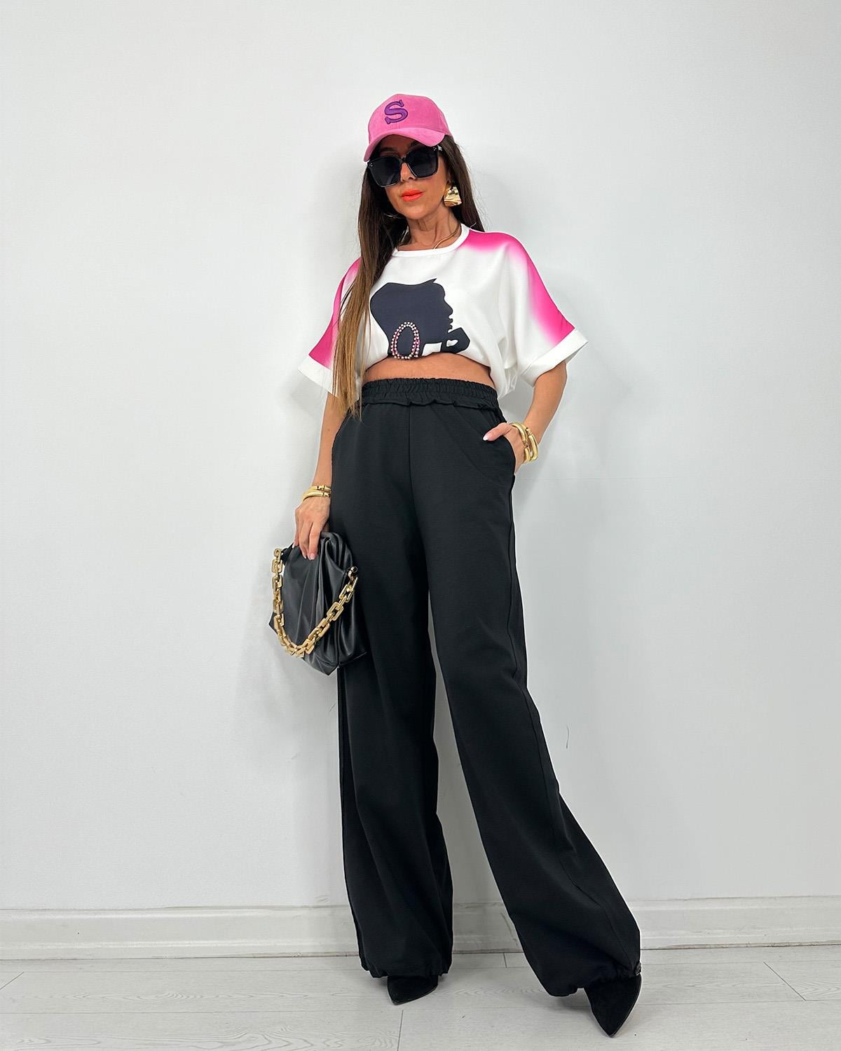 WOM Pantalon Siyah