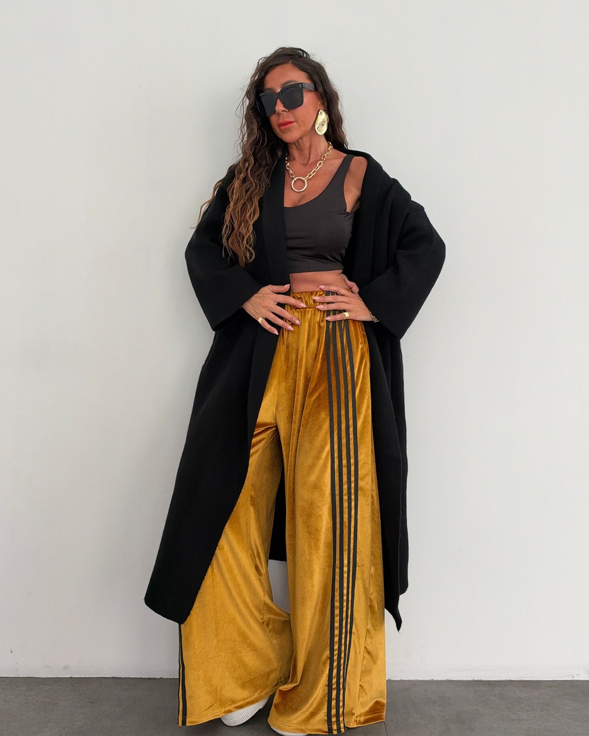 Yumy Triko Salaş Hırka Siyah