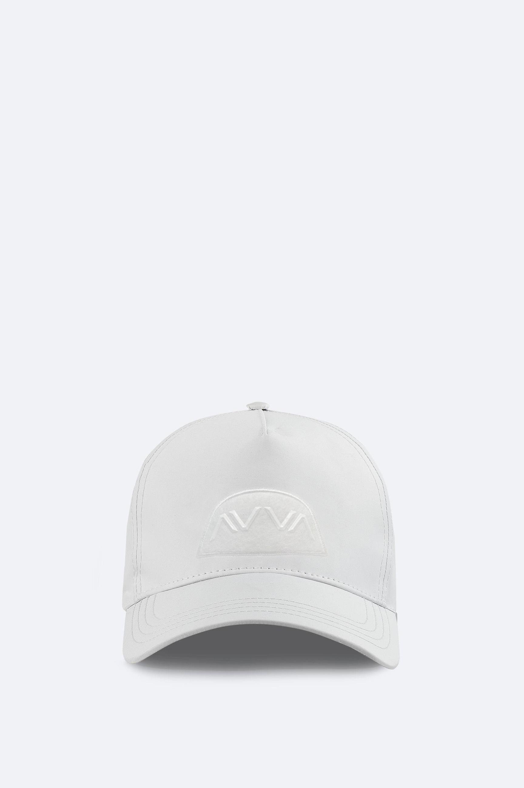 White Printed Cap