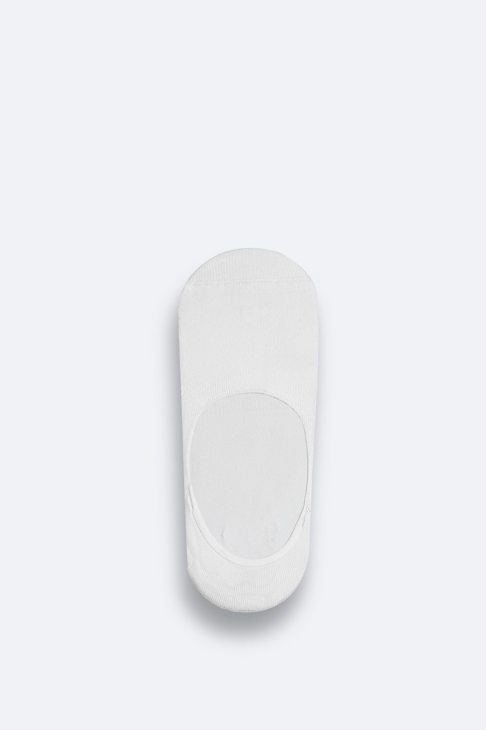 White Terry Footie Socks
