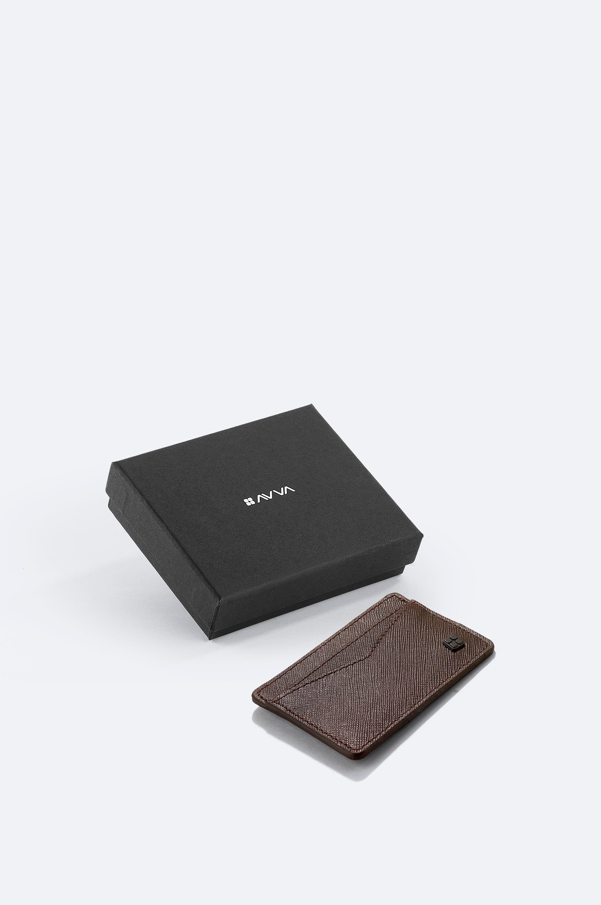Brown Leather Card Holder