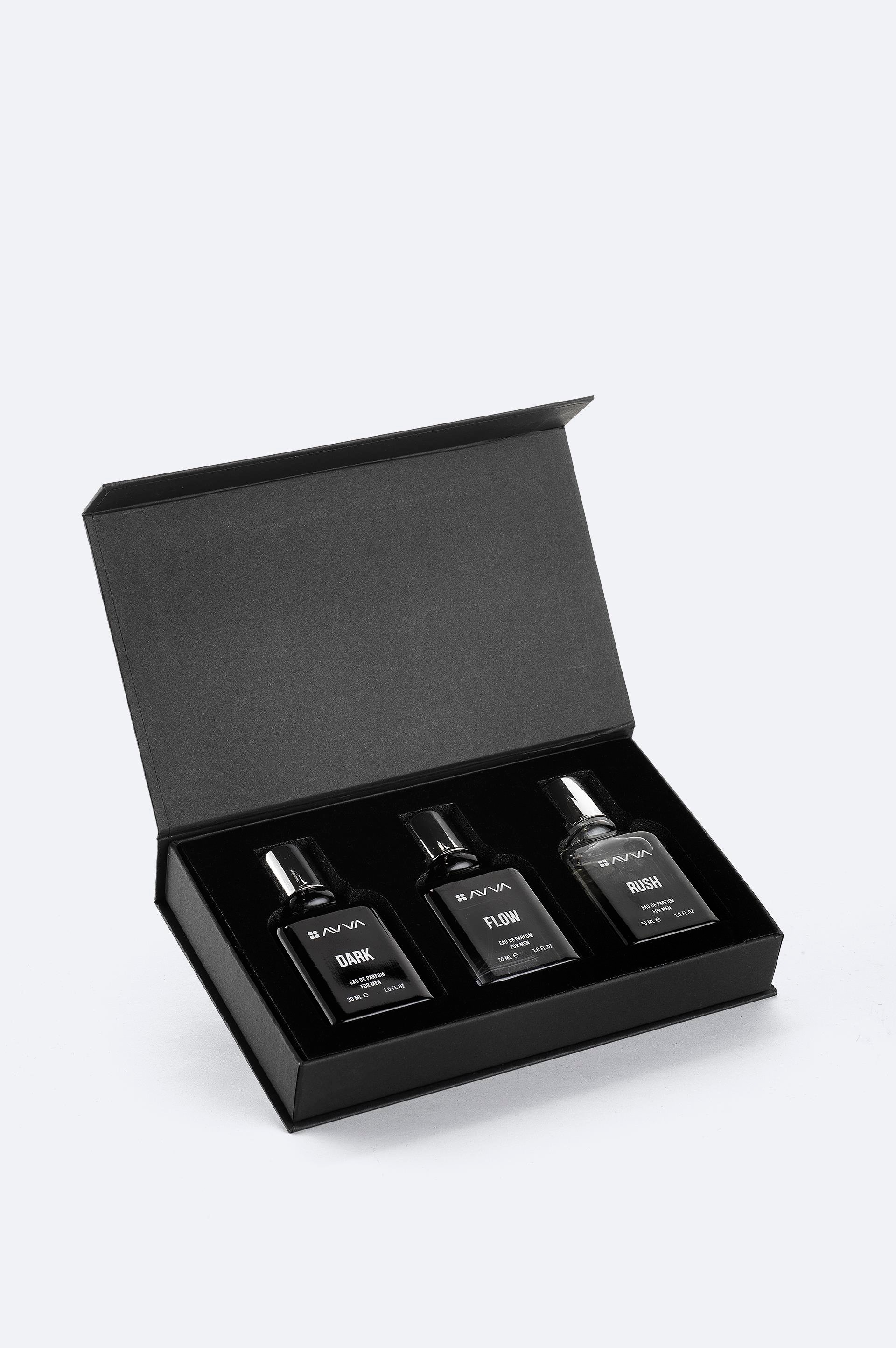 Siyah 3 lü Parfüm Seti 30 ml