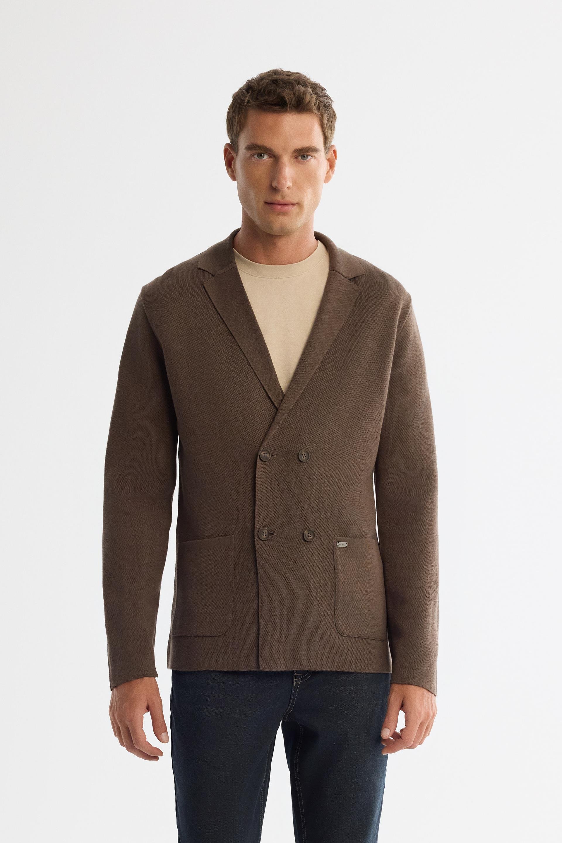 Mink Wool Blend Cardigan