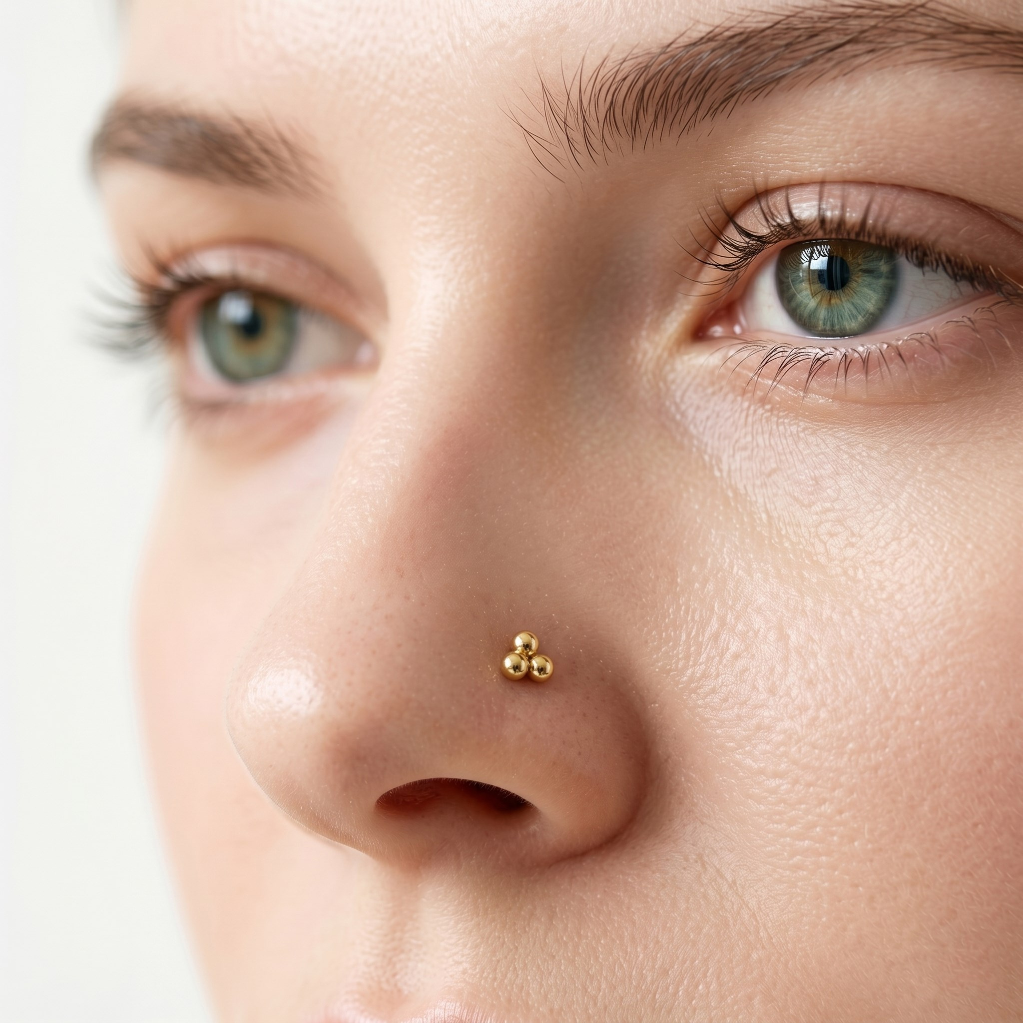 14 Ayar Altın 3 Top Hızma - Dianora Piercing