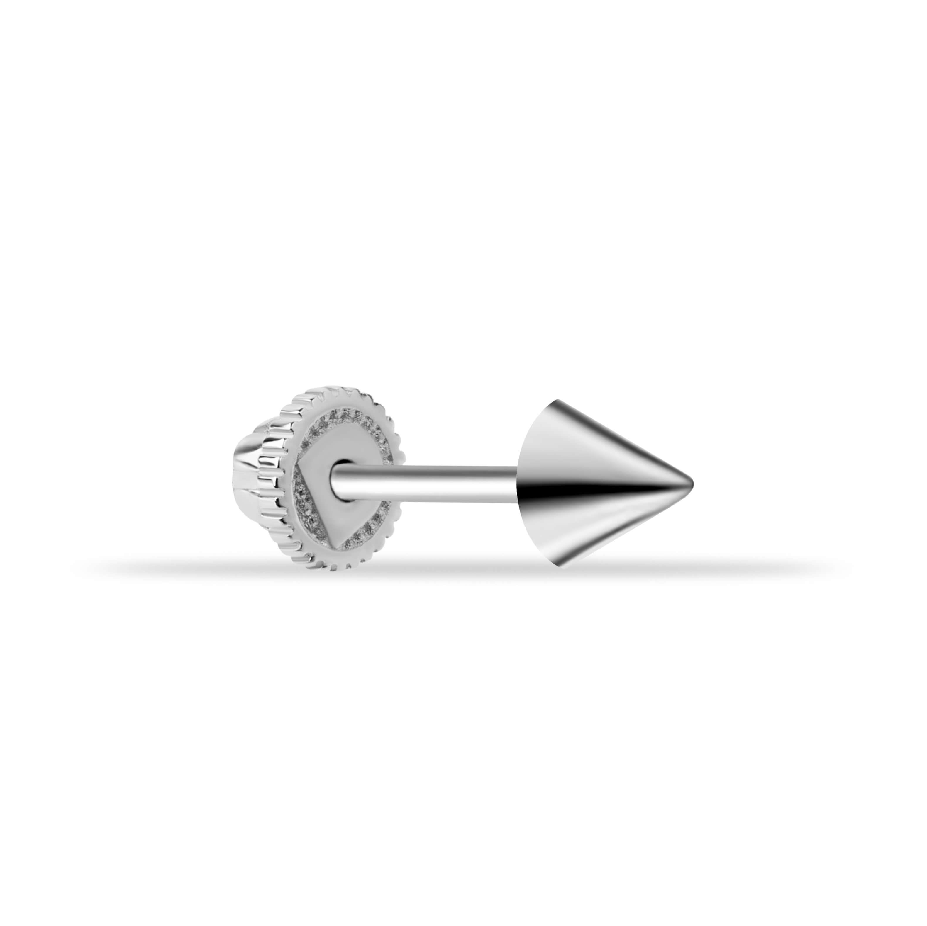 14 Ayar Altın Damla Taş Sallantılı Helix Kıkırdak Piercing - Dianora Piercing