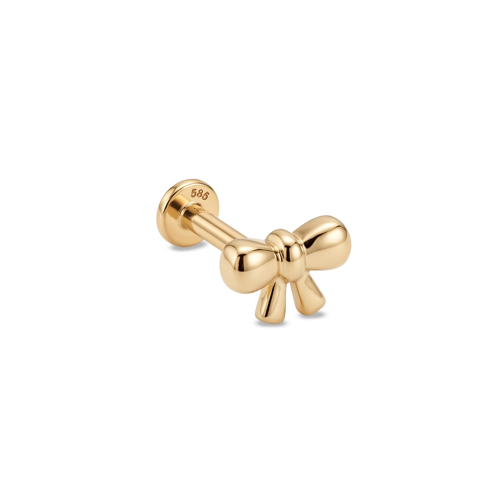 14 Ayar Altın Fiyonk Mini Tragus Piercing