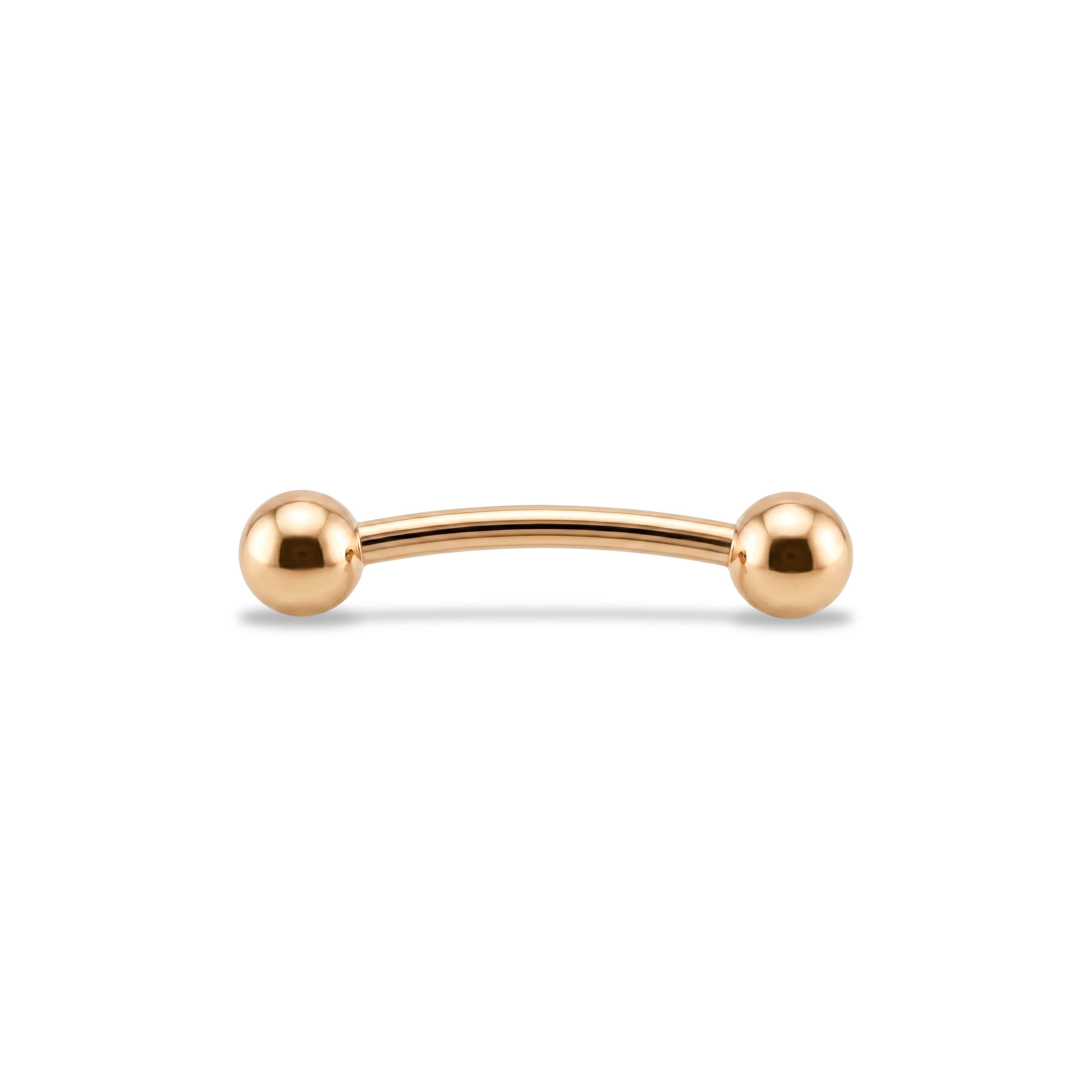 14 Ayar Altın Kaş/Rook Piercing - Dianora Piercing