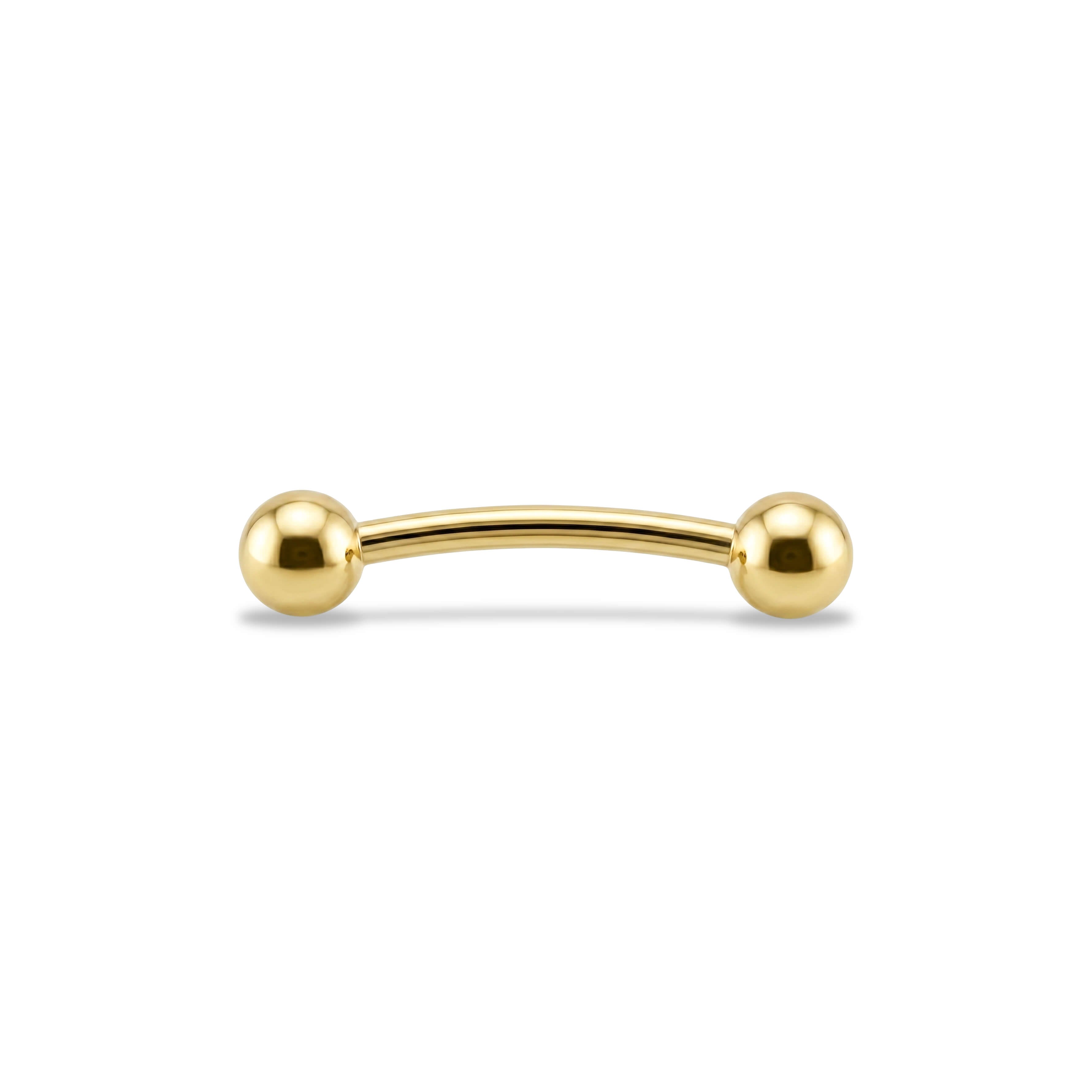 14 Ayar Altın Kaş/Rook Piercing - Dianora Piercing