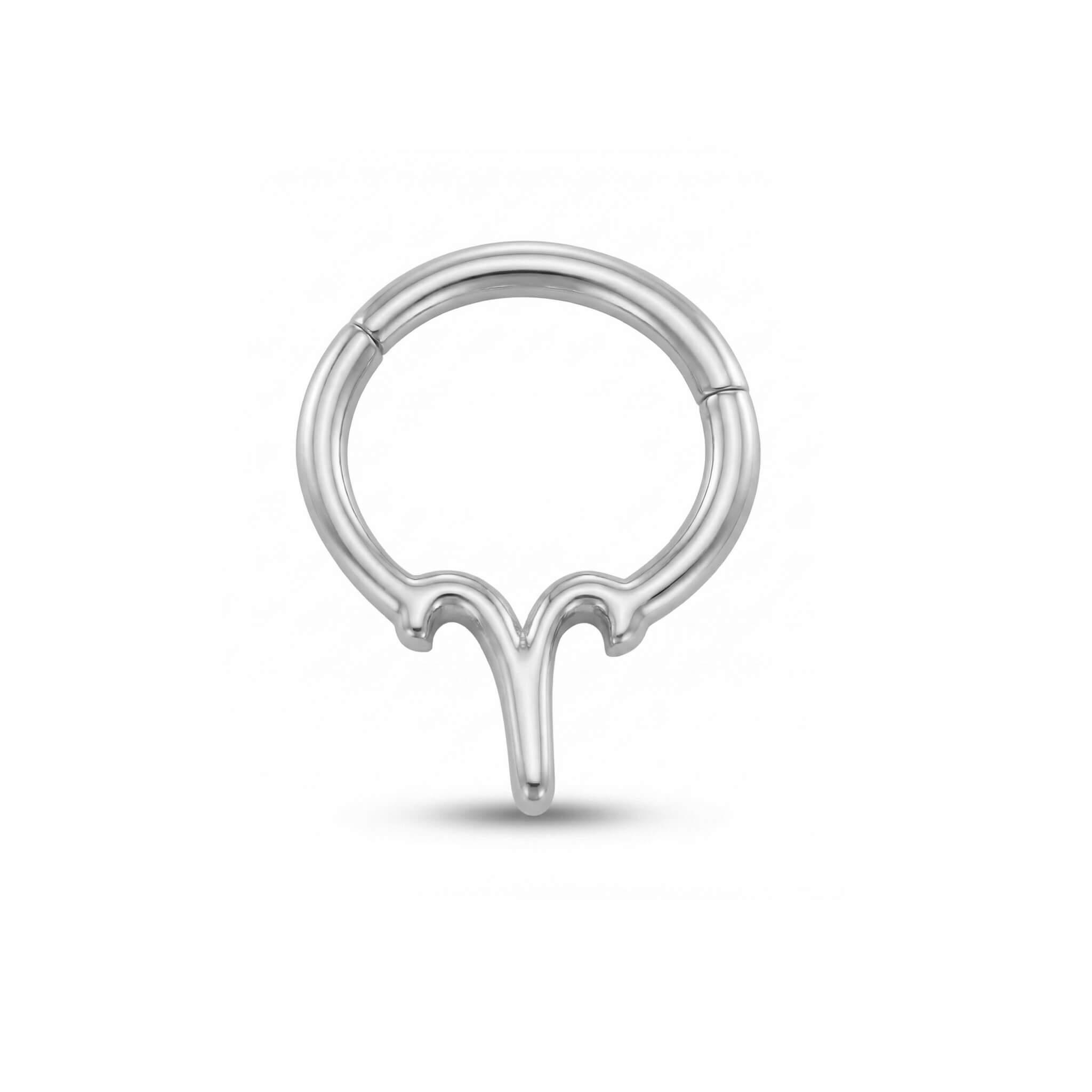 14 Ayar Altın Koç Burcu Halka Piercing - Dianora Piercing