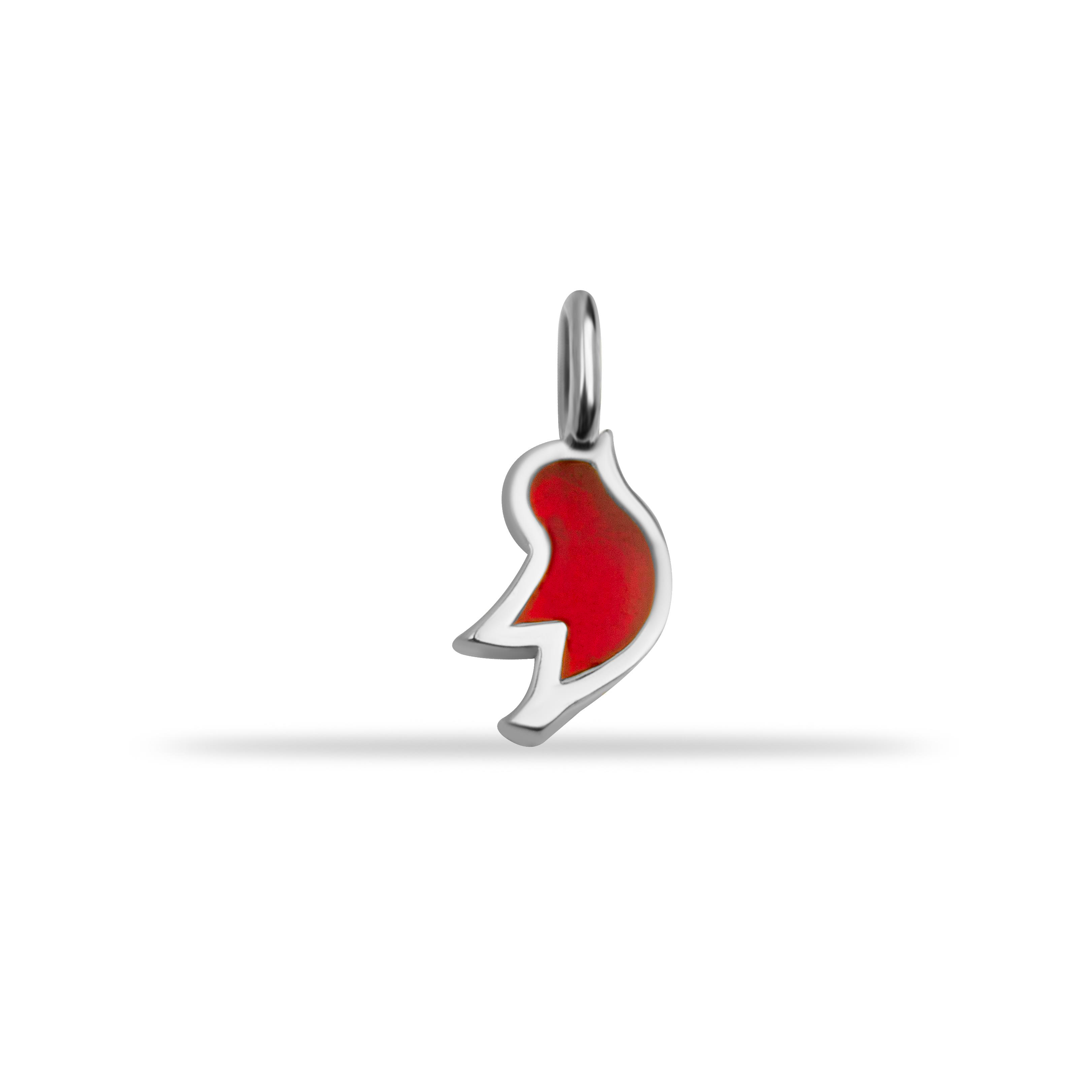 14 Ayar Altın Lacivert Mineli Nazar Boncuk Motifli Minimal Charm - Dianora Piercing