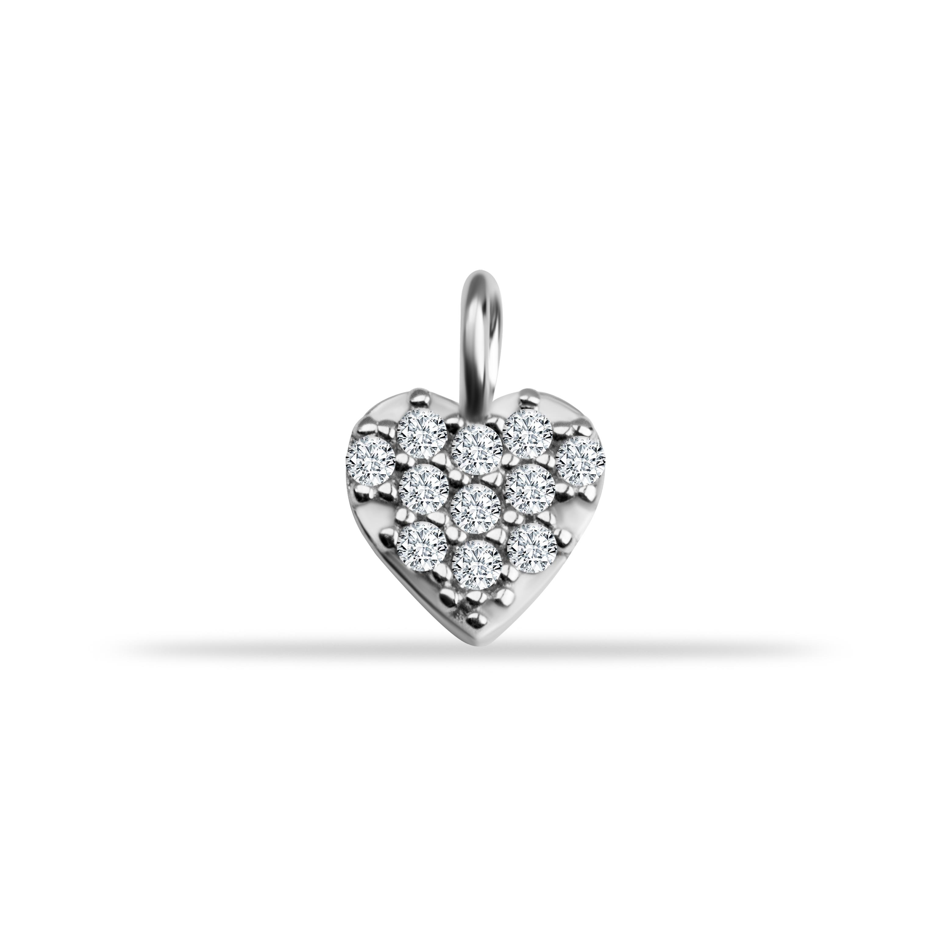 14 Ayar Altın Lacivert Mineli Nazar Boncuk Motifli Minimal Charm - Dianora Piercing
