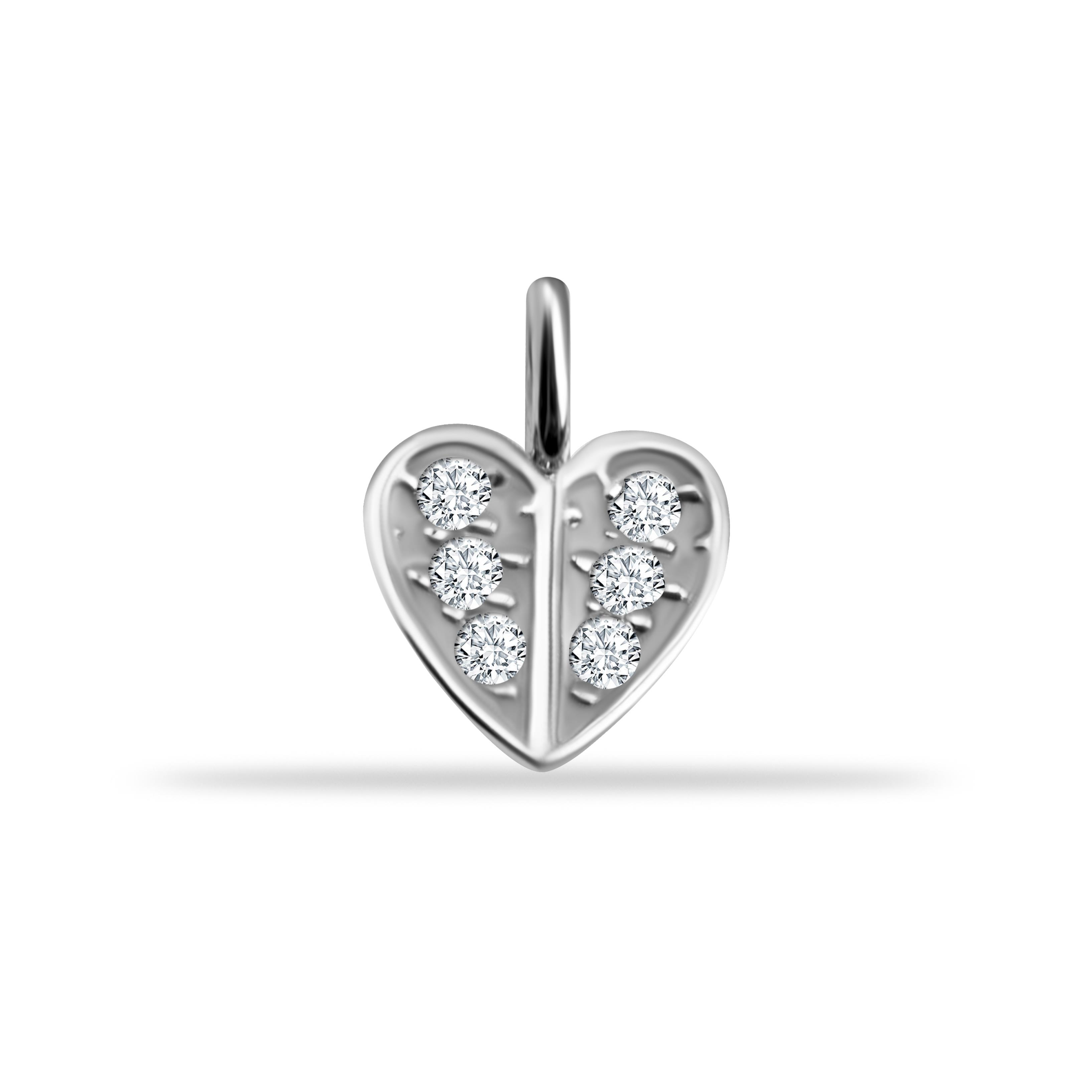 14 Ayar Altın Lacivert Mineli Nazar Boncuk Motifli Minimal Charm - Dianora Piercing