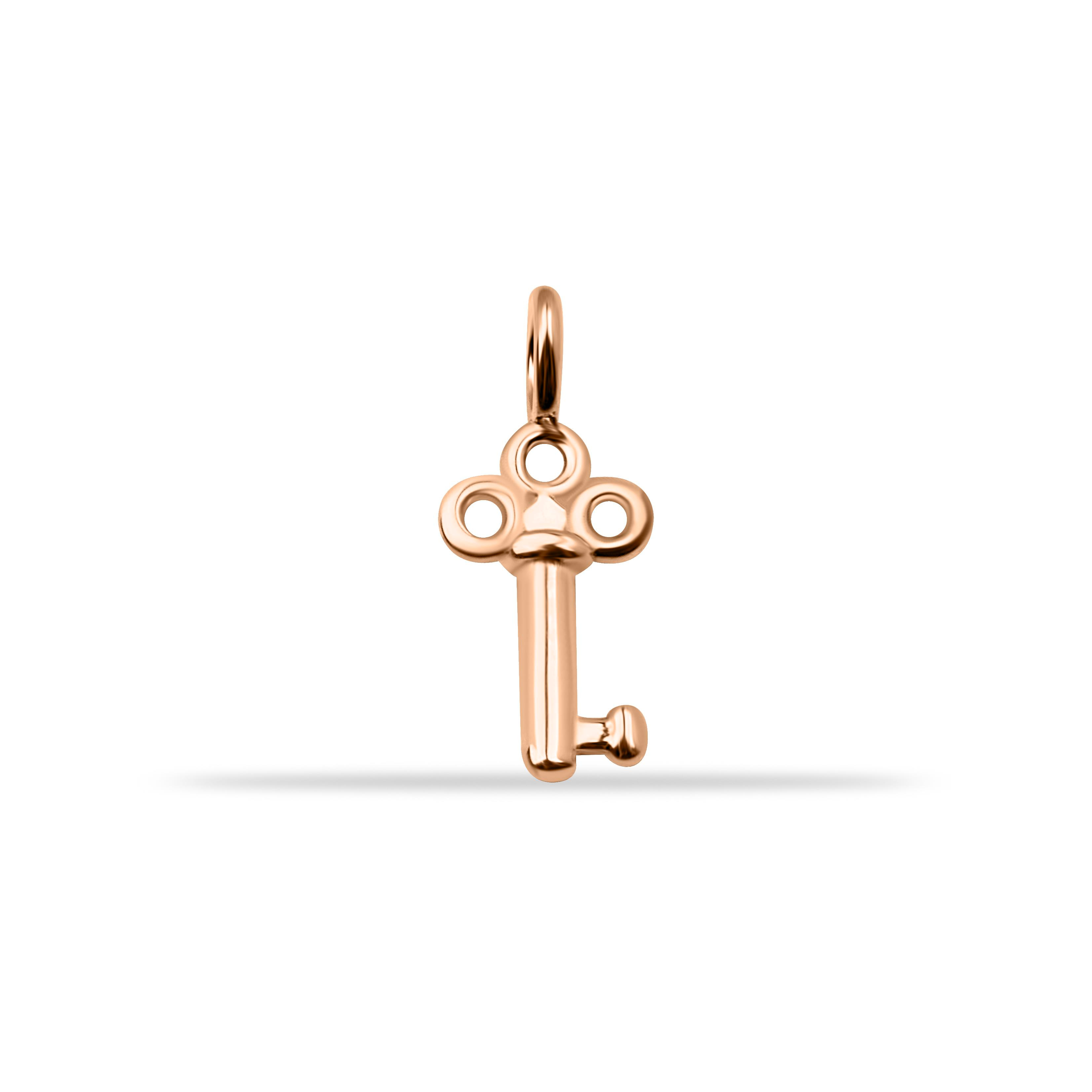 14 Ayar Altın Lacivert Mineli Nazar Boncuk Motifli Minimal Charm - Dianora Piercing