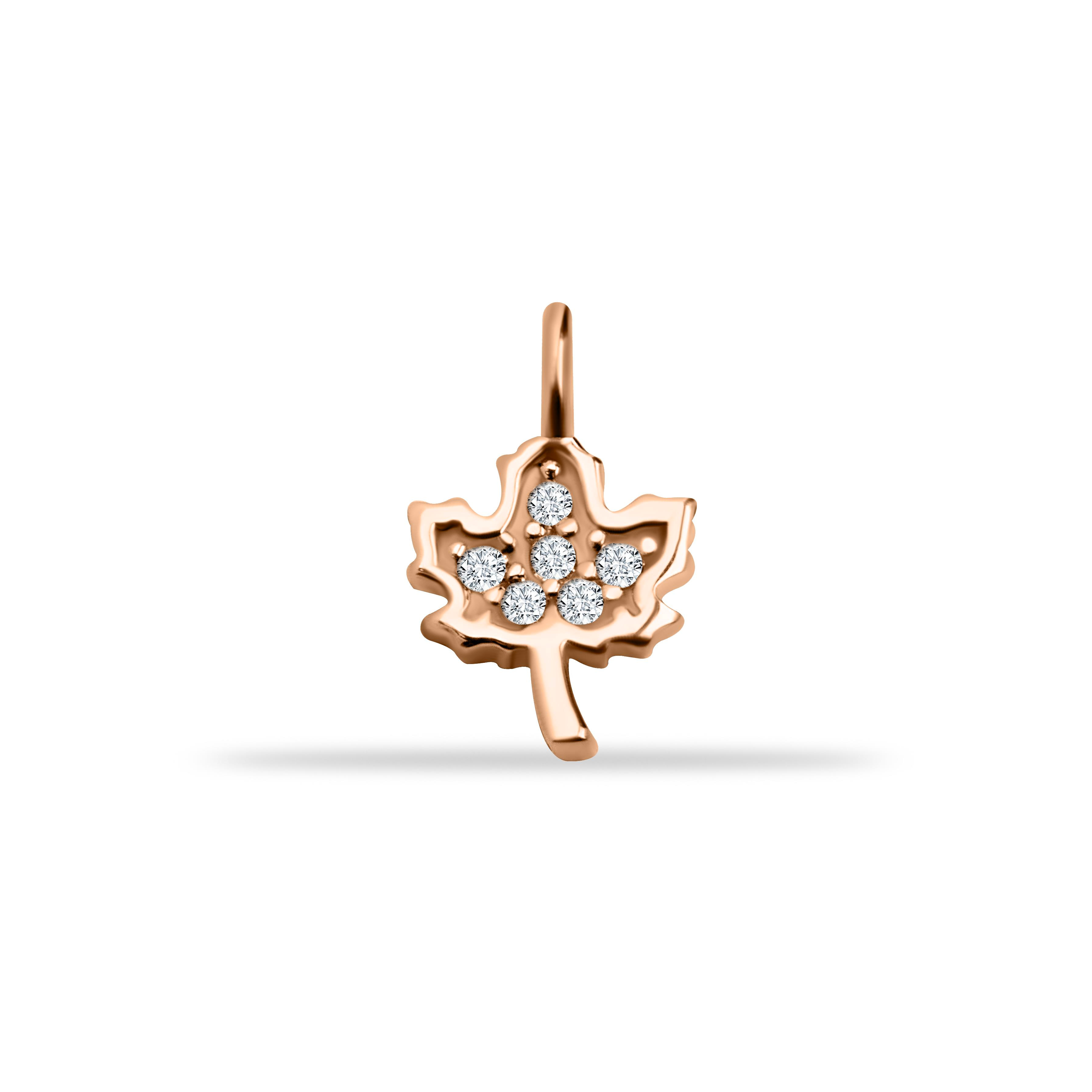 14 Ayar Altın Lacivert Mineli Nazar Boncuk Motifli Minimal Charm - Dianora Piercing