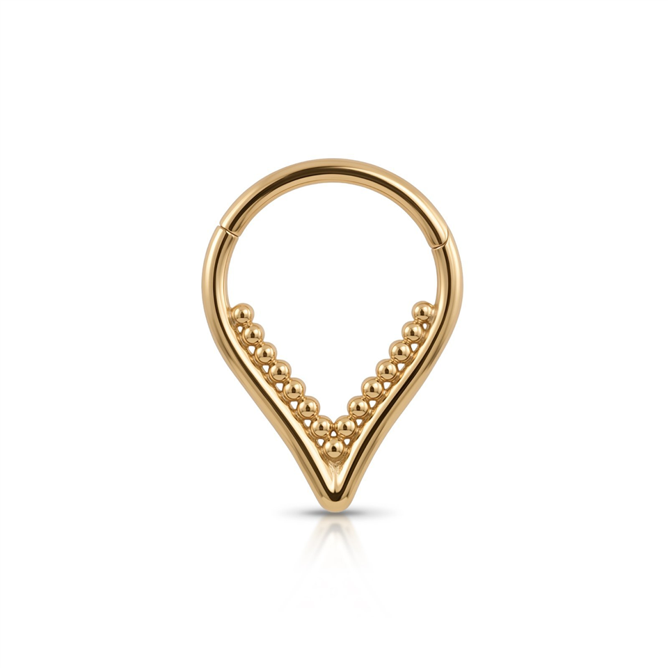 14 Ayar Altın Minimal Halka Piercing - Dianora Piercing Jewelry