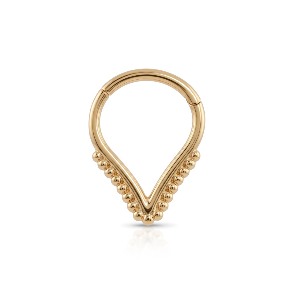 14 Ayar Altın Minimal Halka Piercing - Dianora Piercing Jewelry