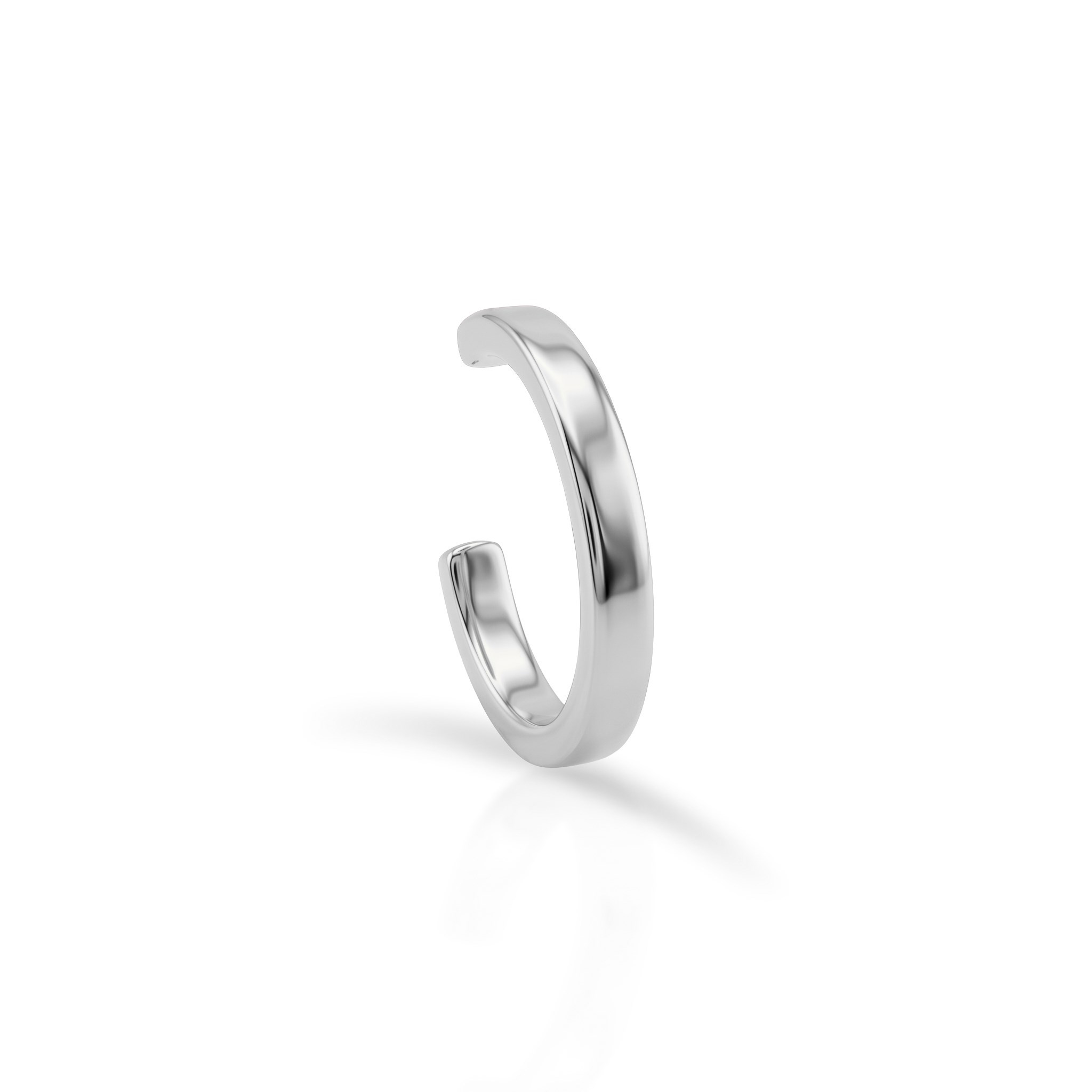14 Ayar Altın Sade Earcuff Kıkırdak Küpe - Dianora Piercing Jewelry