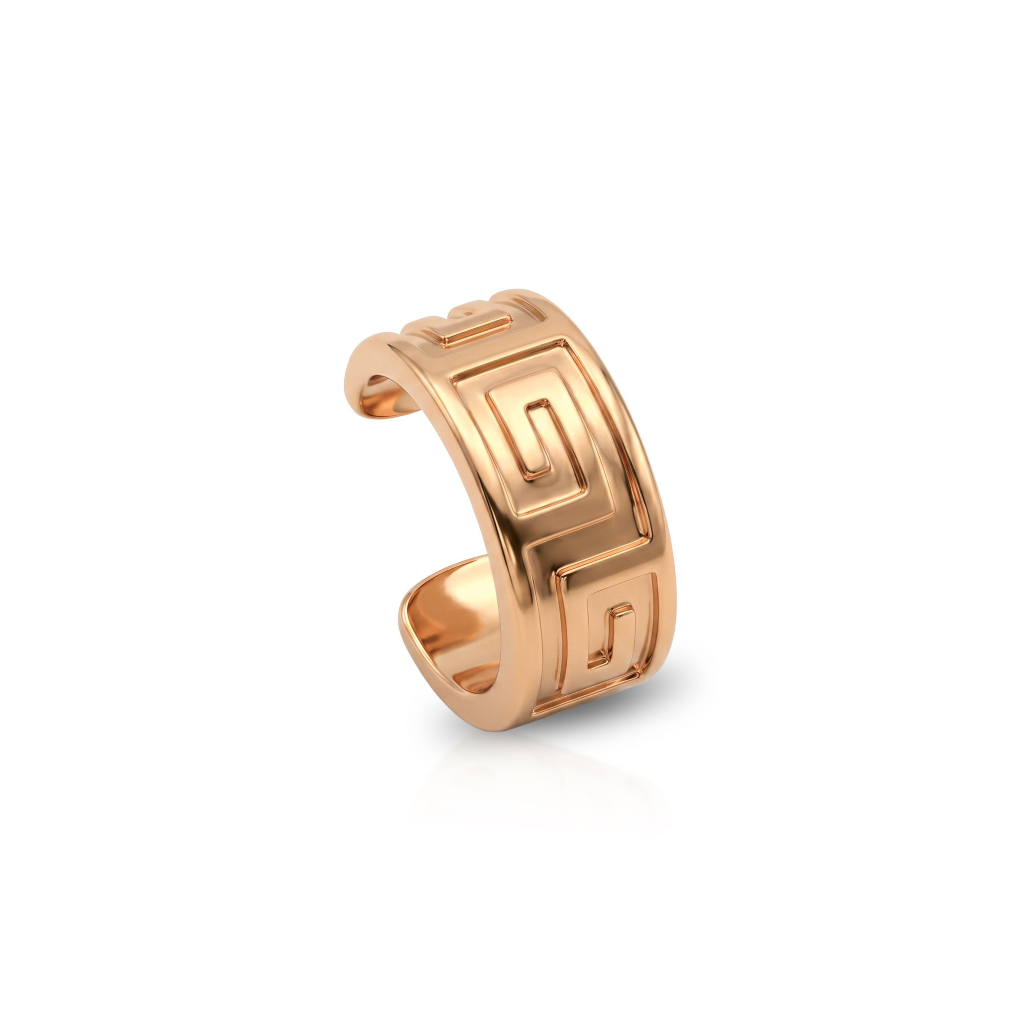 14 Ayar Altın Siyah Mineli Earcuff Kıkırdak Küpe - Dianora Piercing Jewelry