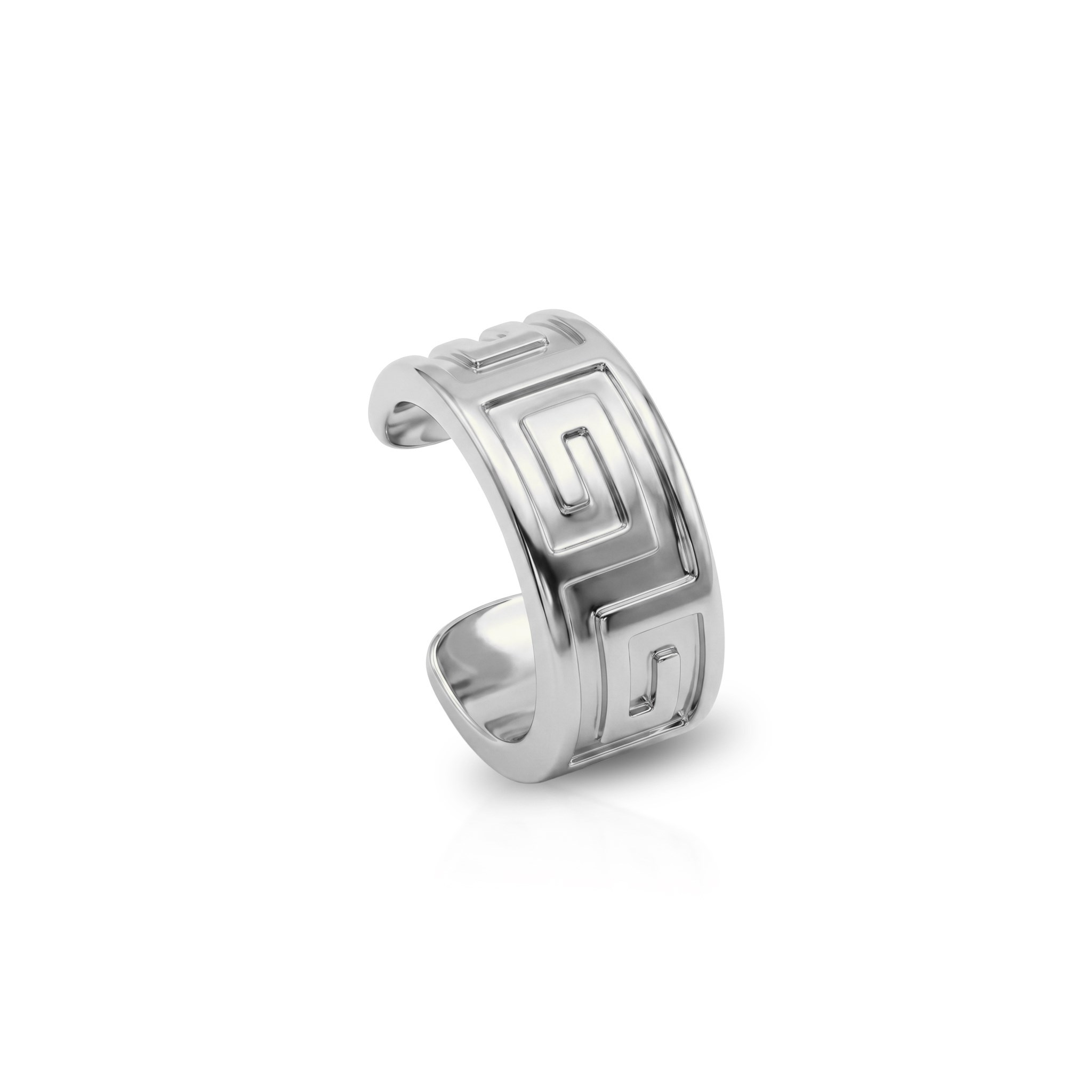 14 Ayar Altın Siyah Mineli Earcuff Kıkırdak Küpe - Dianora Piercing Jewelry