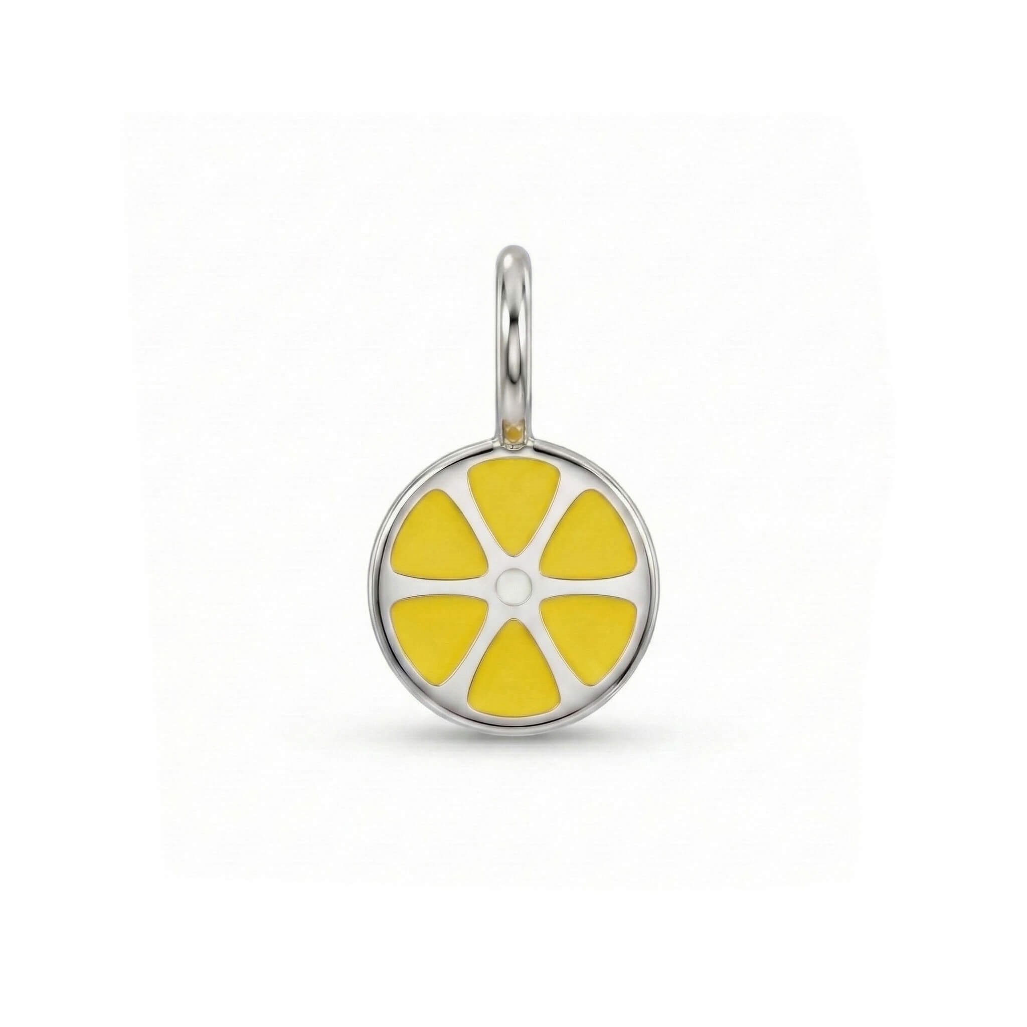 14 Ayar Altın Taşlı Kalp Minimal Charm