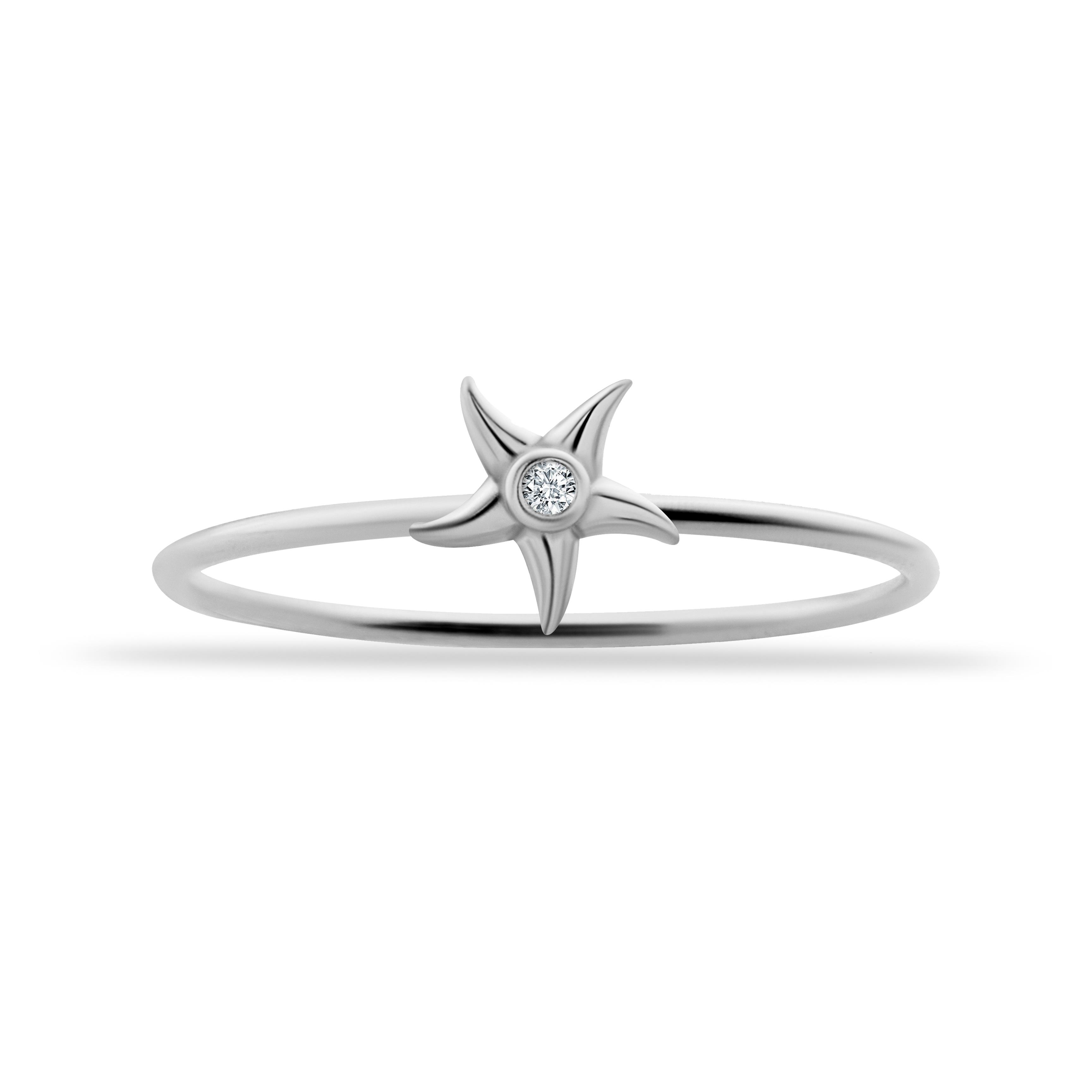 14 Ayar Altın Taşlı Kalpli Yıldız Sallantılı Minimal Tragus Piercing - Dianora Piercing