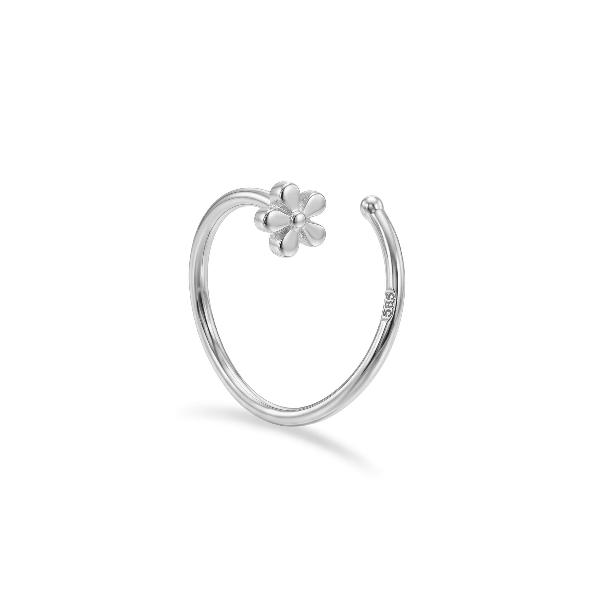 14 Ayar Altın Yusufçuk Sıkıştırmalı Hızma - Dianora Piercing Jewelry