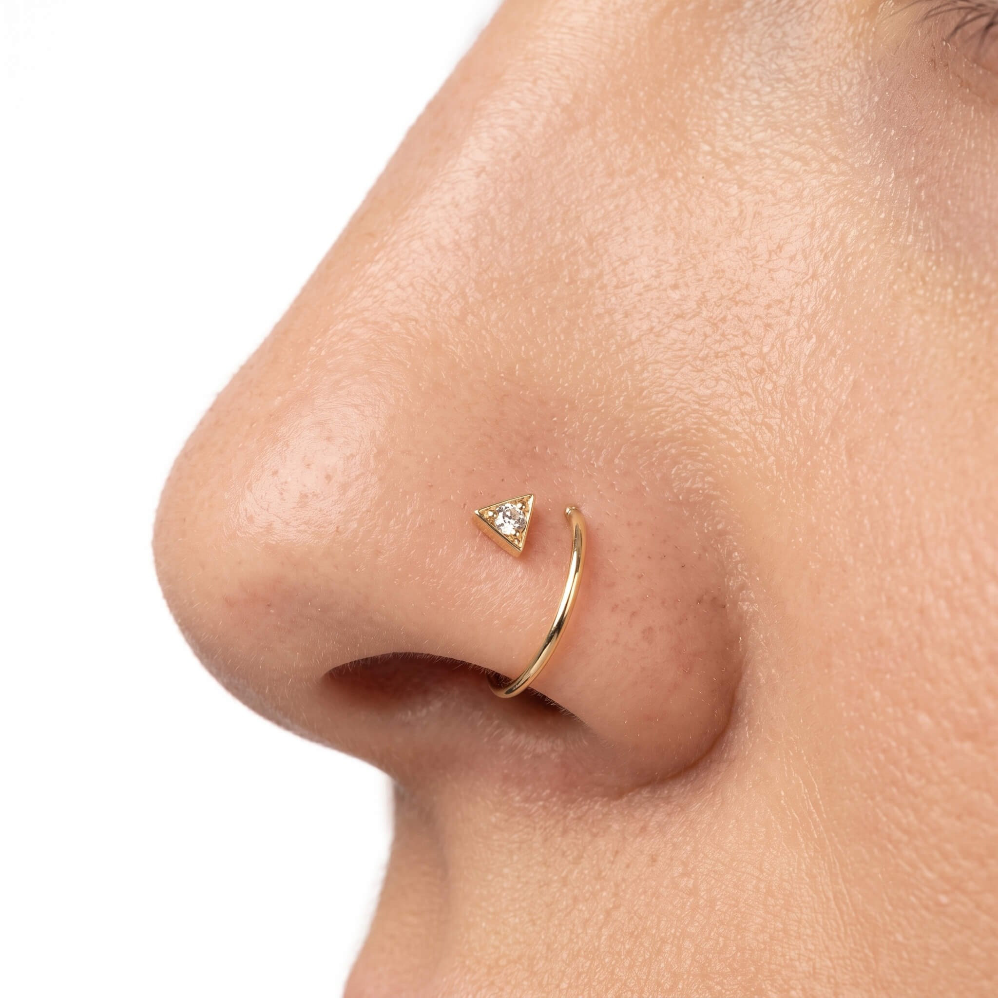 14 Ayar Altın Yusufçuk Sıkıştırmalı Hızma - Dianora Piercing Jewelry