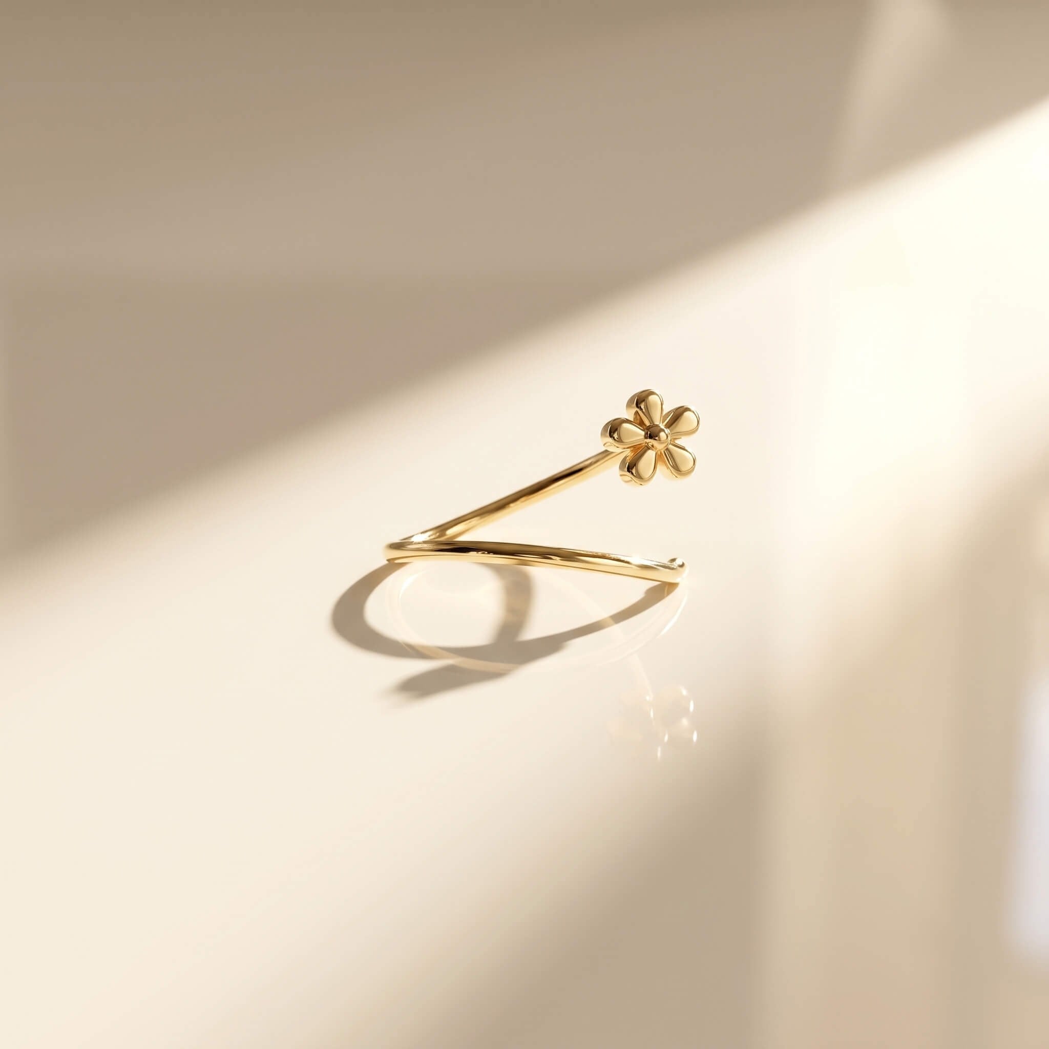 14 Ayar Altın Yusufçuk Sıkıştırmalı Hızma - Dianora Piercing Jewelry