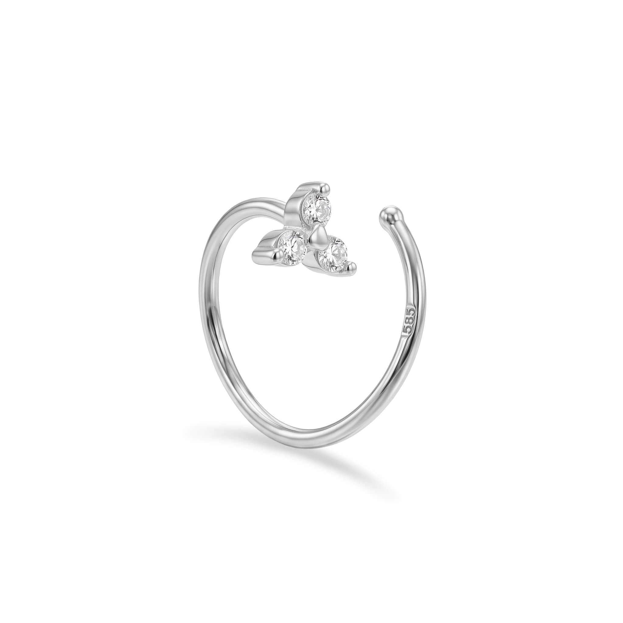 14 Ayar Altın Yusufçuk Sıkıştırmalı Hızma - Dianora Piercing Jewelry