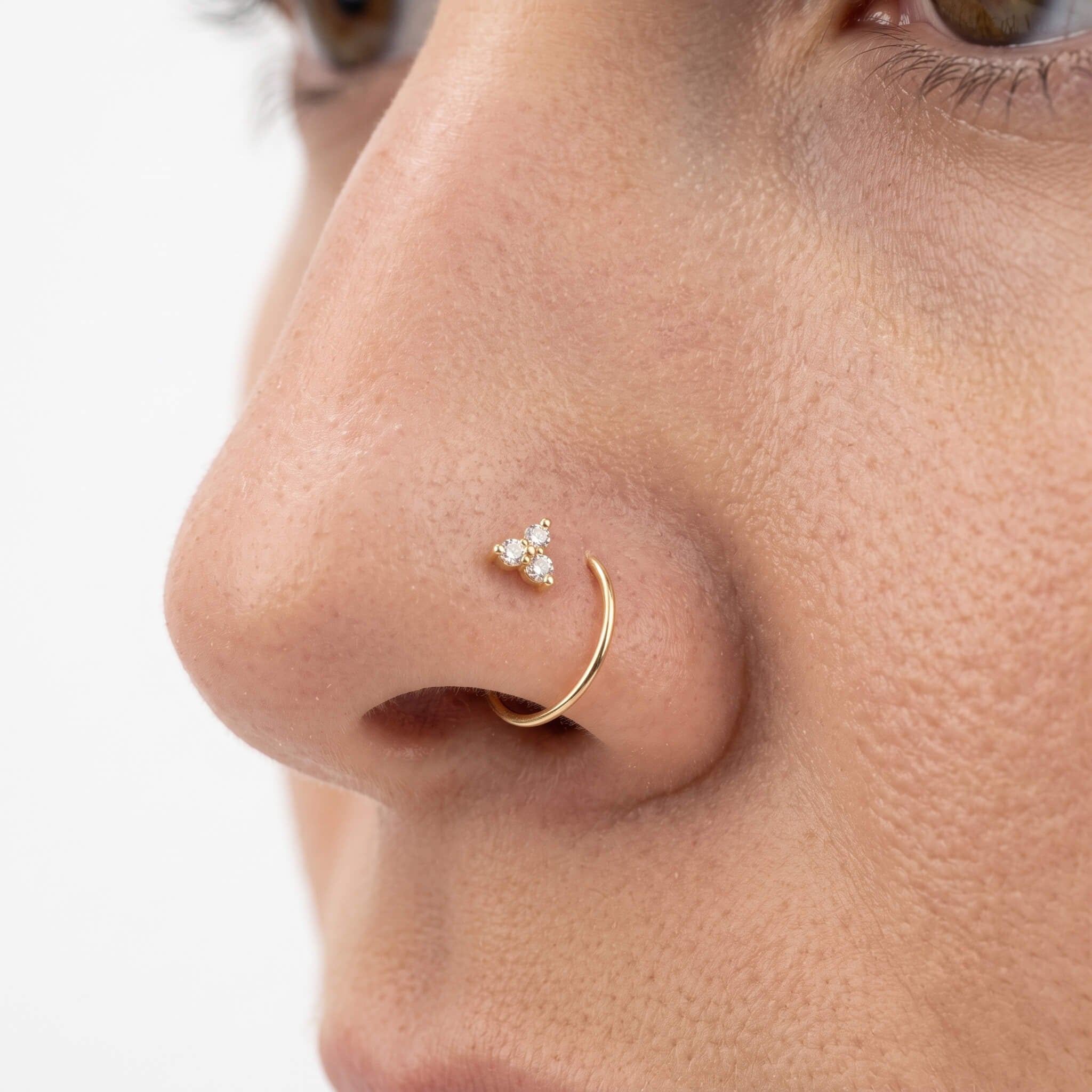 14 Ayar Altın Yusufçuk Sıkıştırmalı Hızma - Dianora Piercing Jewelry