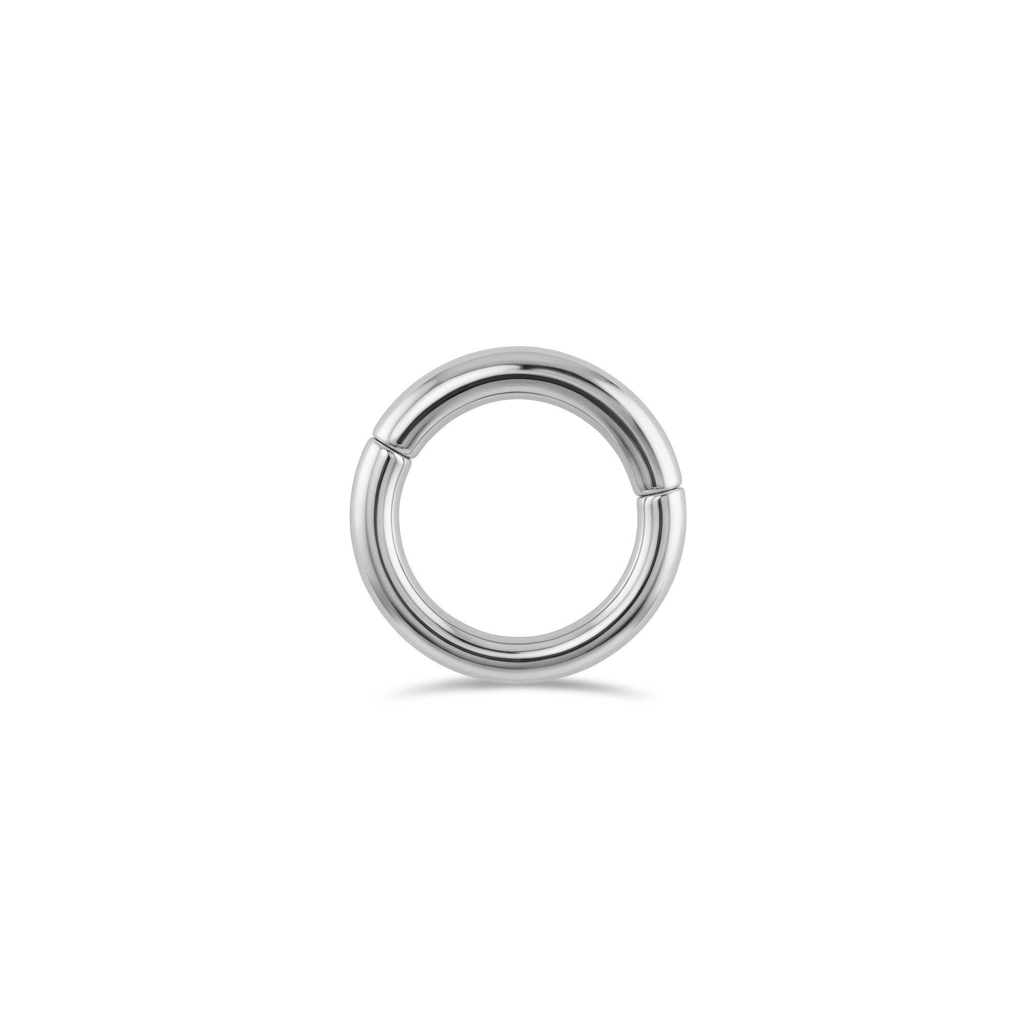 14 Ayar Altın Yuvarlak Charm Kilidi Carabiner - Dianora Piercing Jewelry