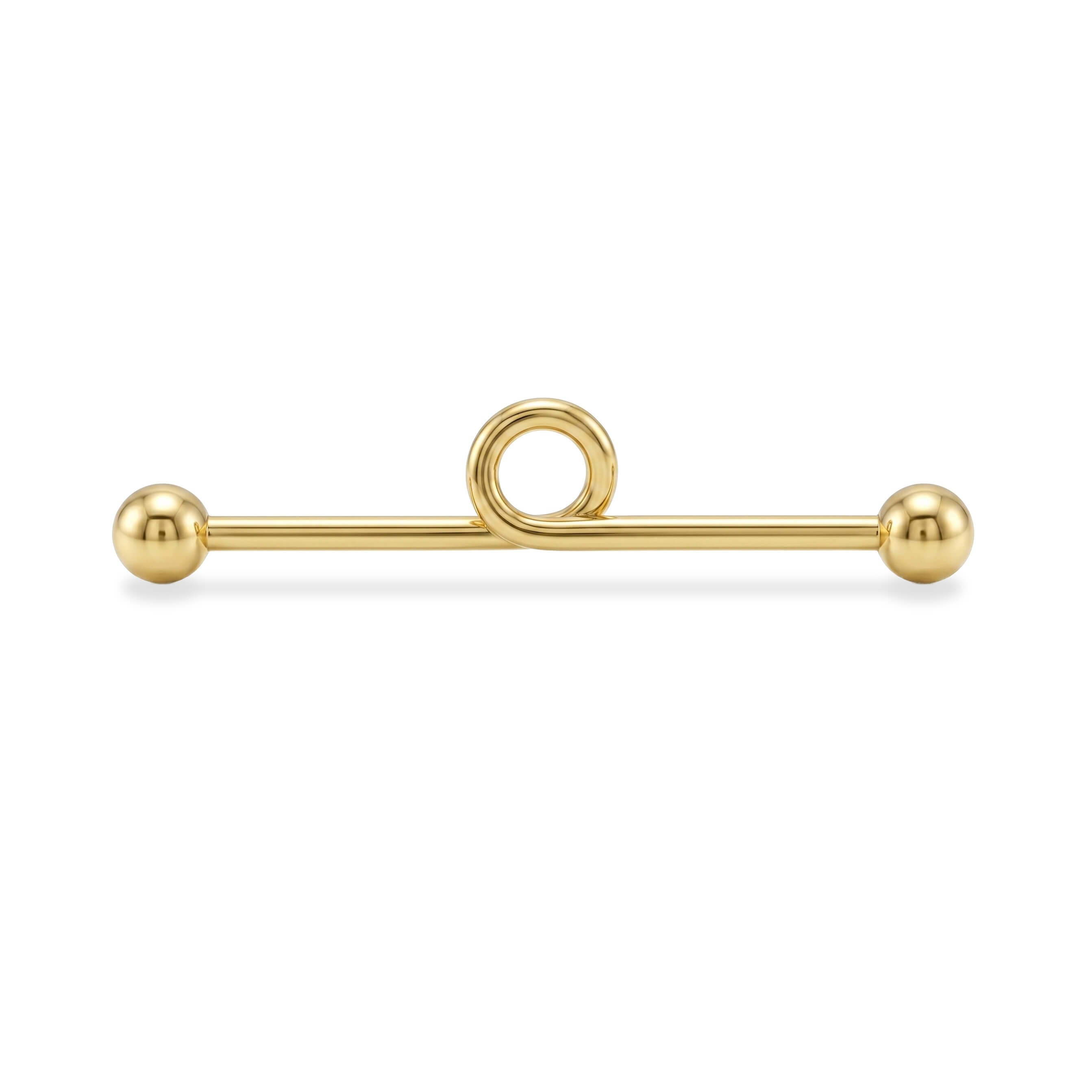 Sarmal Altın Köprü Piercing - Dianora Piercing