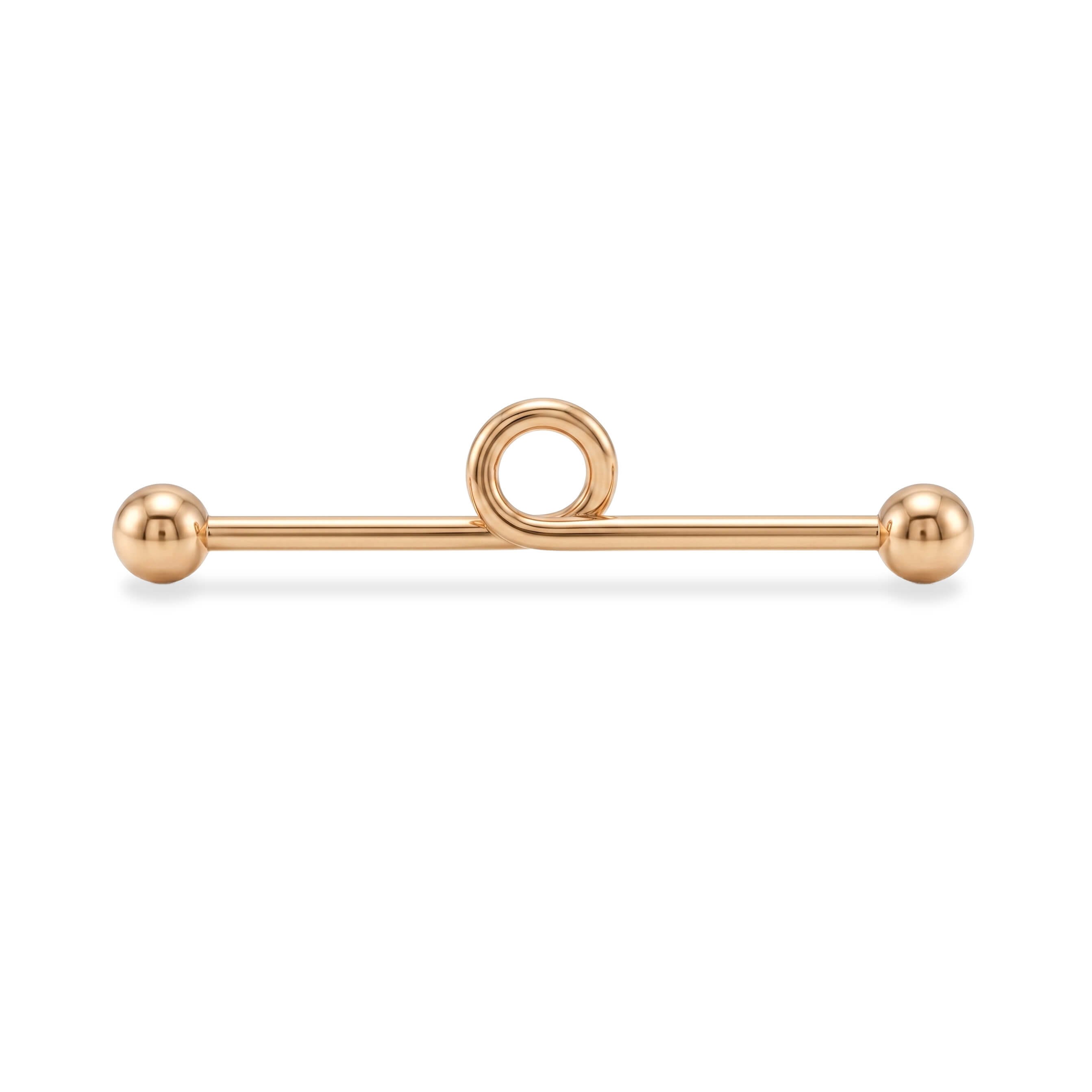 Sarmal Altın Köprü Piercing - Dianora Piercing