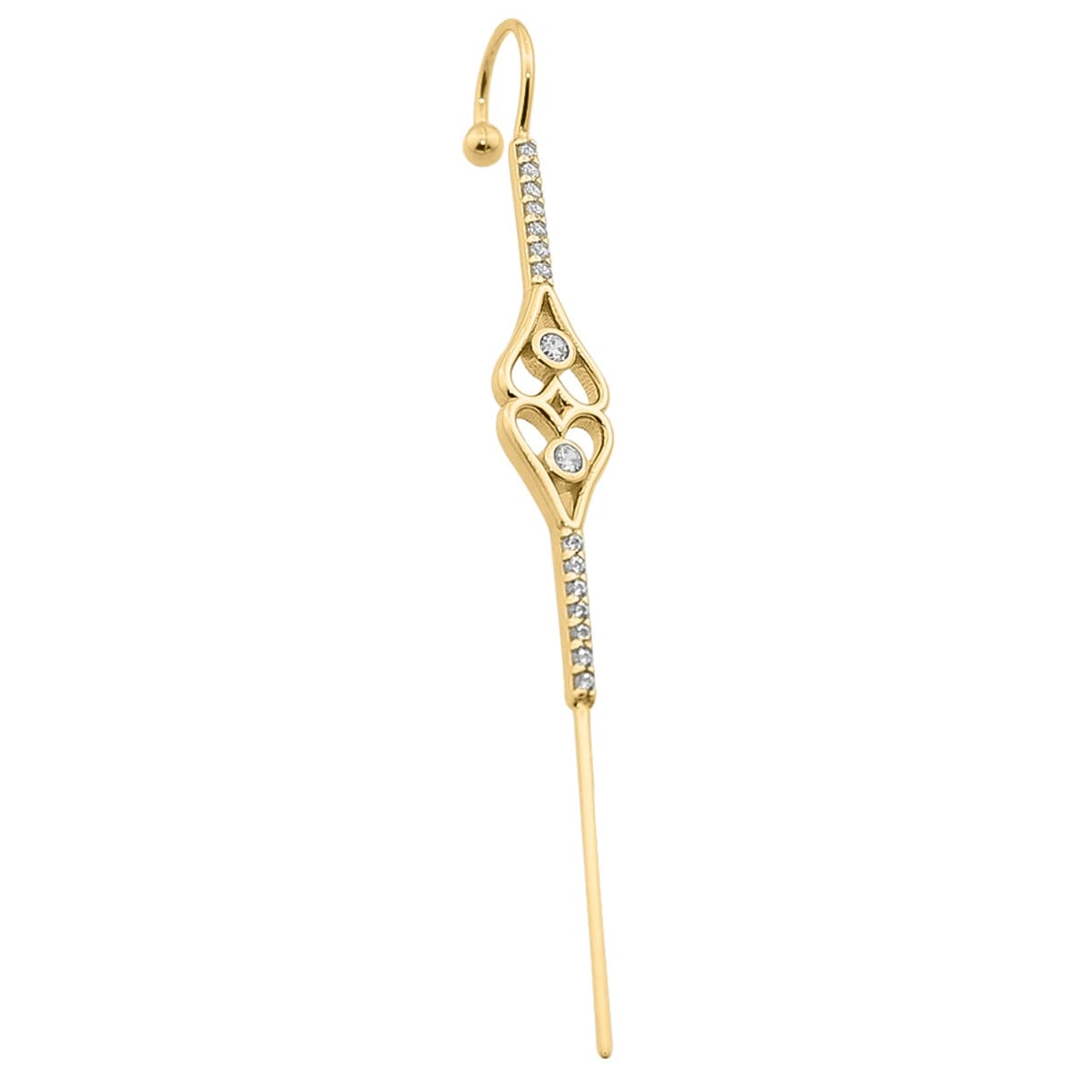 Taşlı Hook/Baston Küpe
