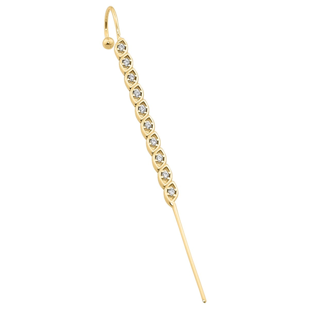 Taşlı Hook/Baston Küpe