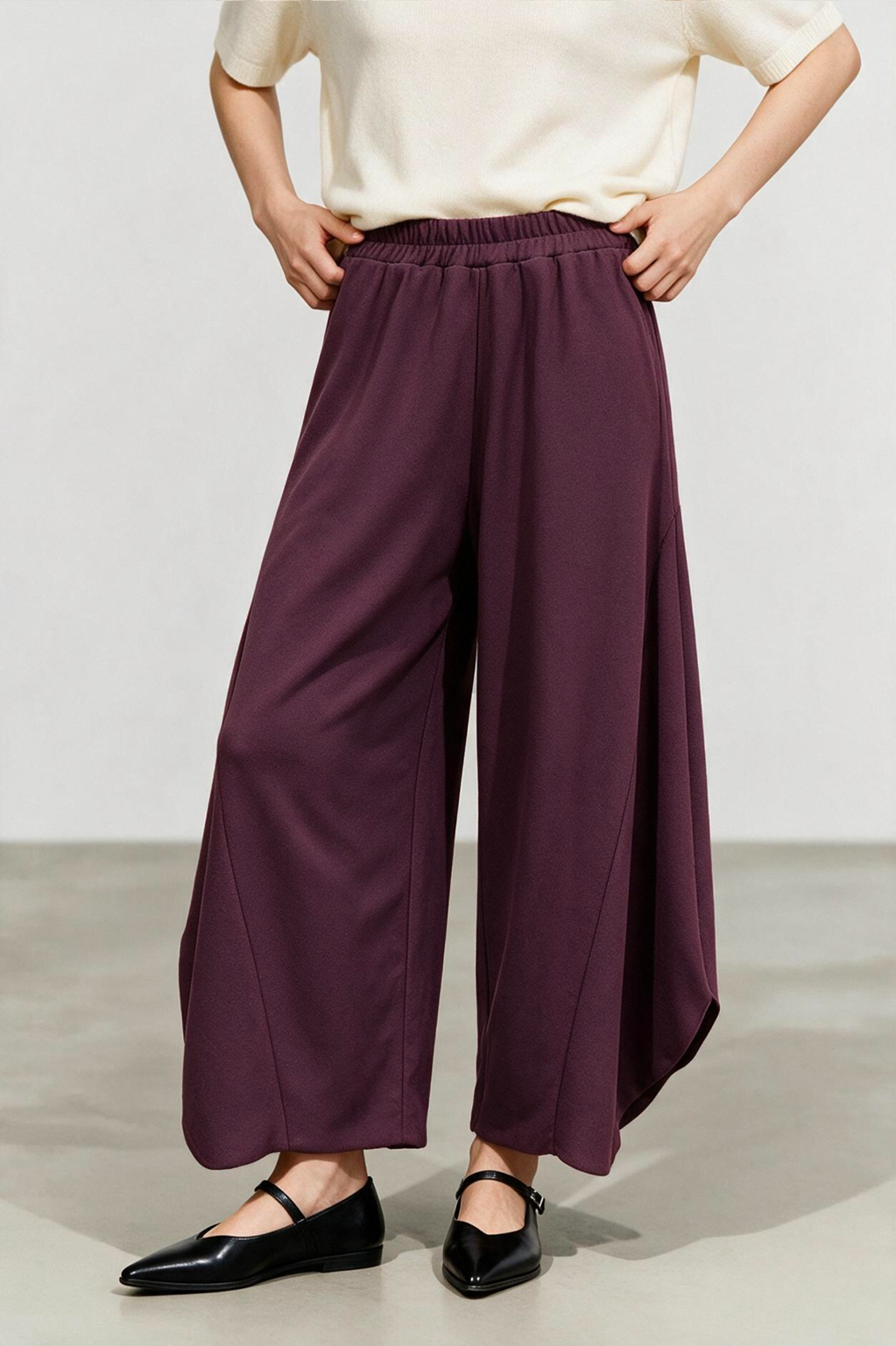 KREP GEORGETTE BAGGY PANTOLON