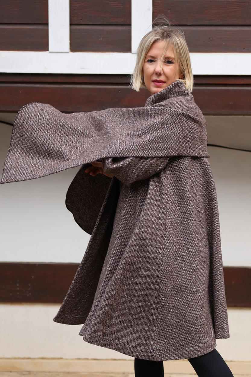 TWIT KUMAŞ ŞALLI KISA CEKET