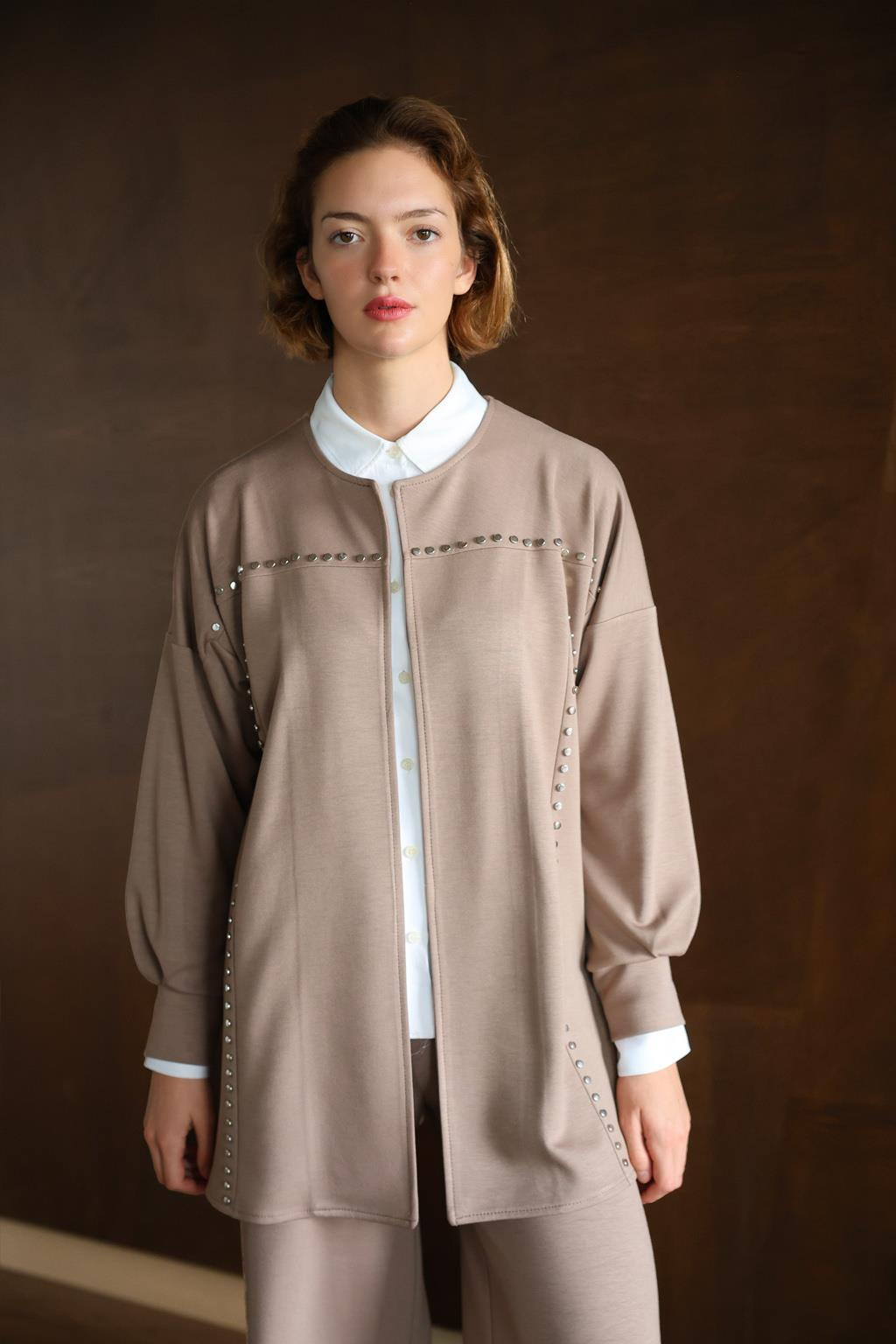 MODAL KEMERLİ BOL PAÇA PANTOLON