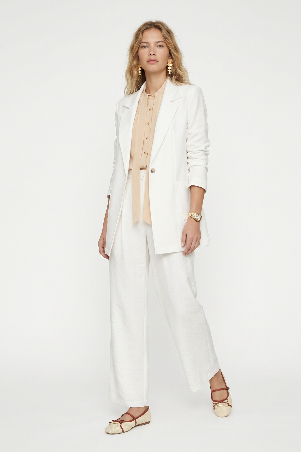 TENSEL VISCON KISA BLAZER CEKET