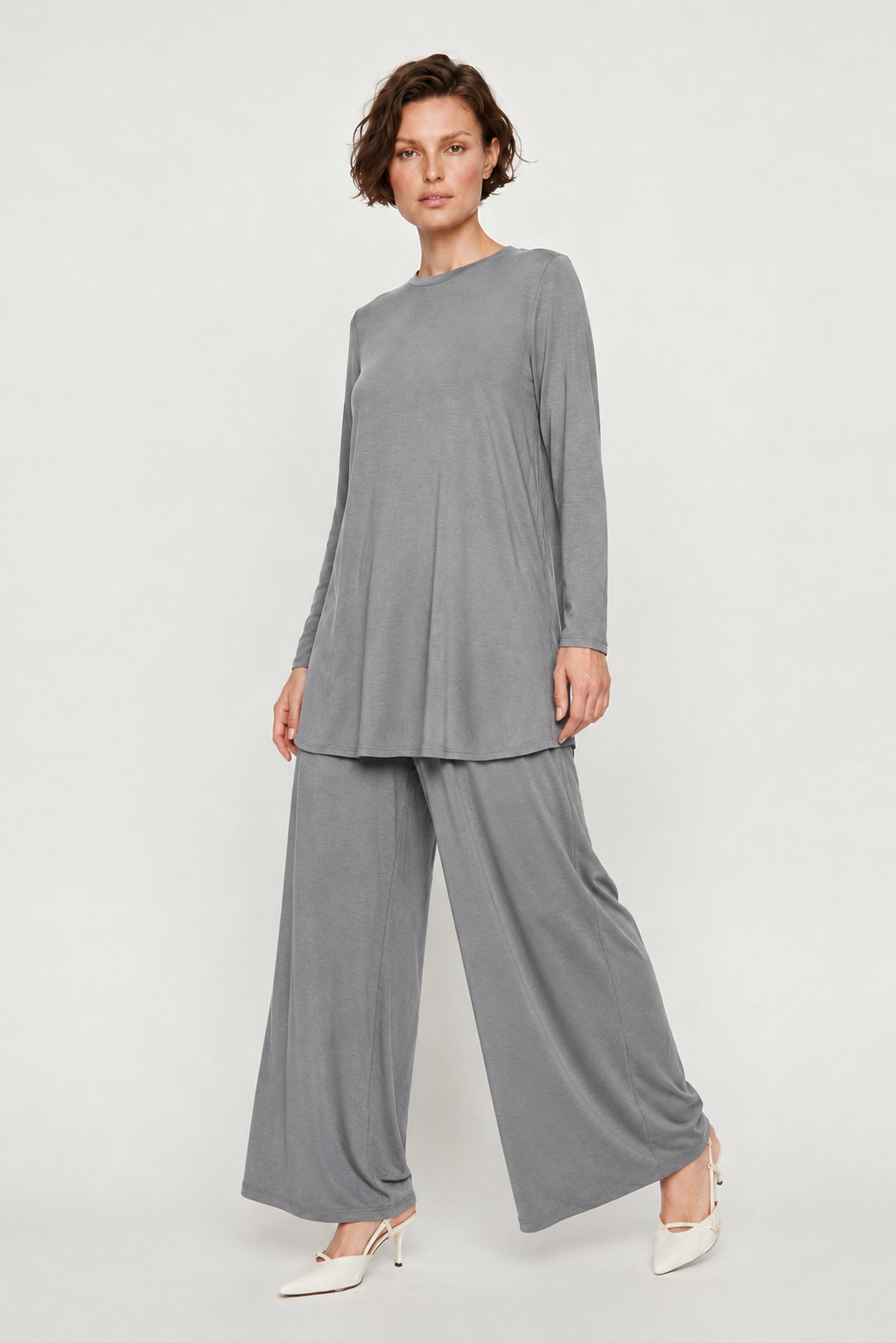 RAYON GENİŞ PAÇA PANTOLON ETEK