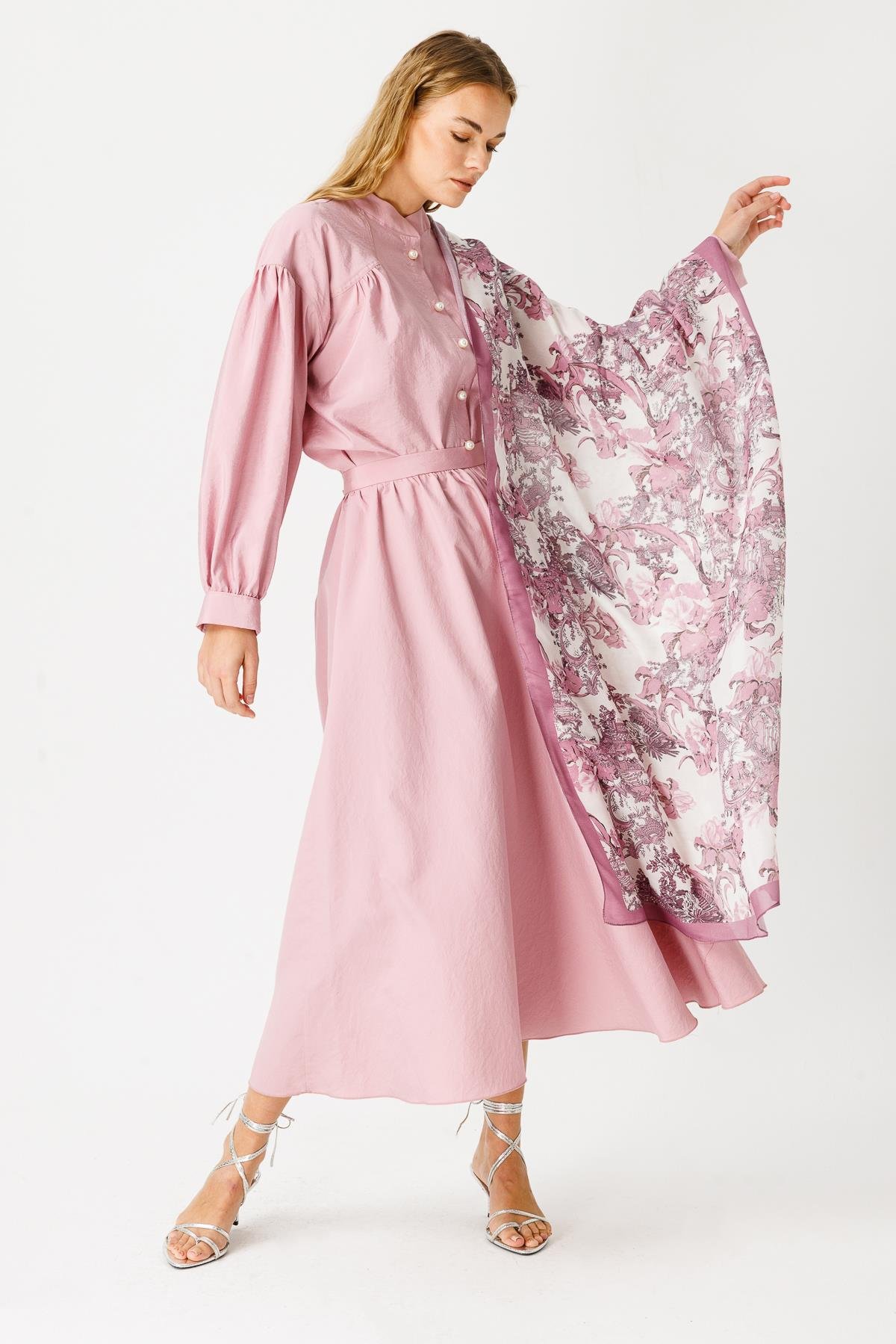 COTTON JAPANESE SUMMER DESENLİ ŞAL