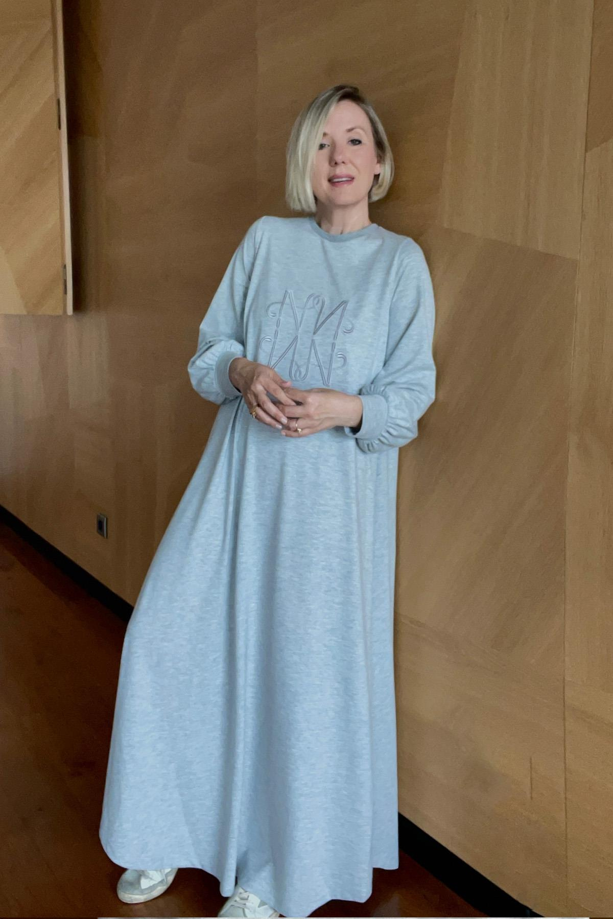 COTTON PENYE ÖNÜ NOİ NAKIŞLI ELBİSE