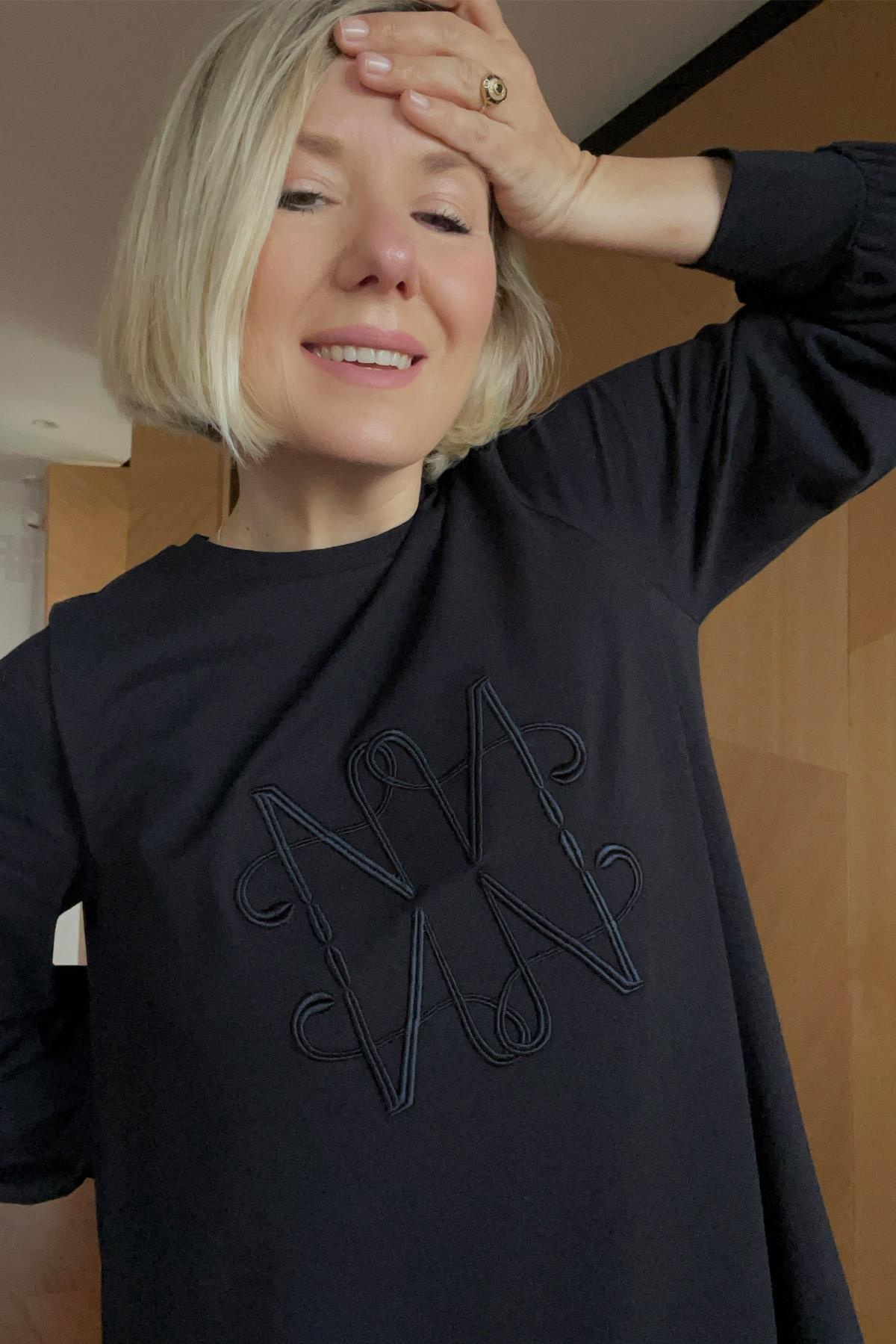 COTTON PENYE ÖNÜ NOİ NAKIŞLI ELBİSE