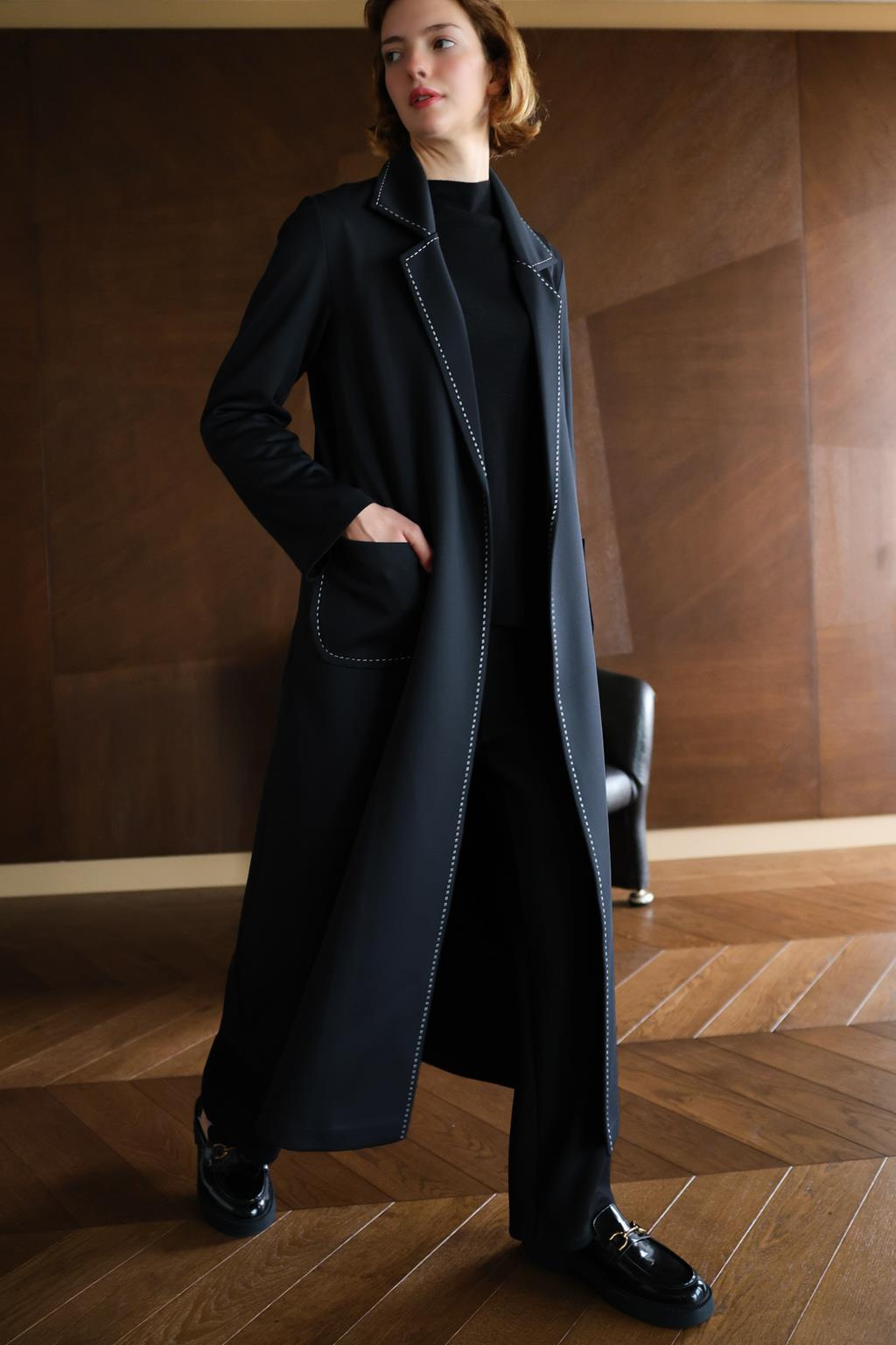 SCUBA PUNTOLU UZUN CEKET