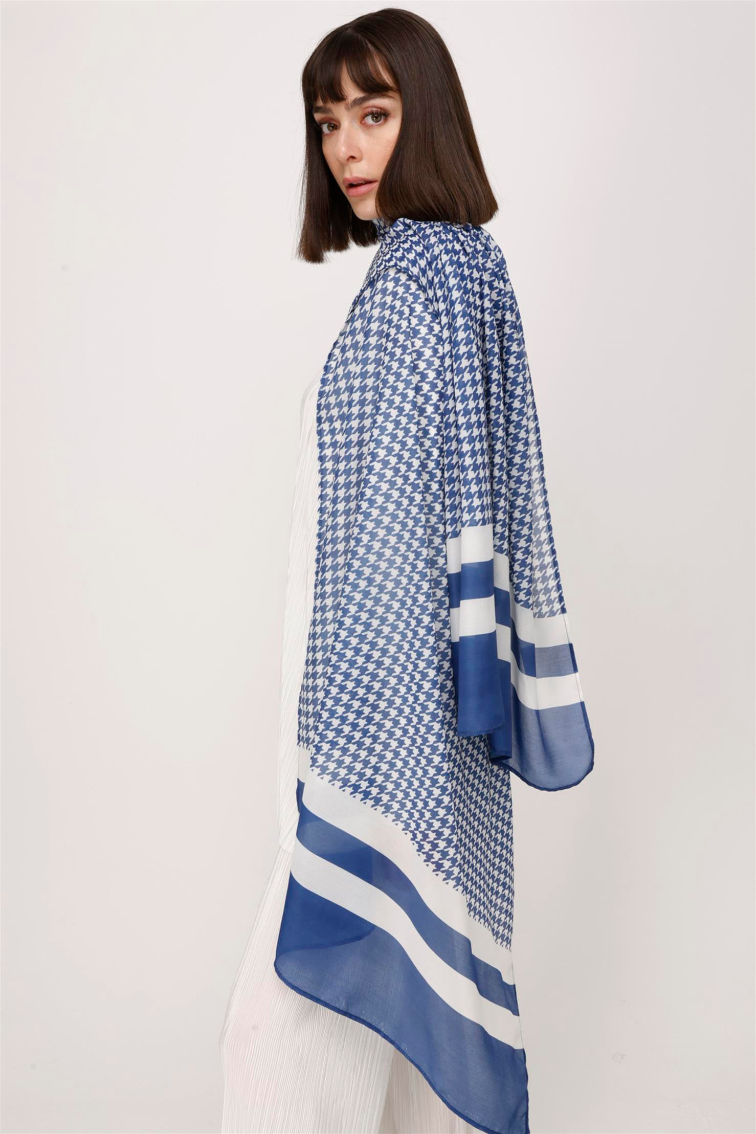 DÜZ KOTON KAZ AYAGI DESEN ŞAL