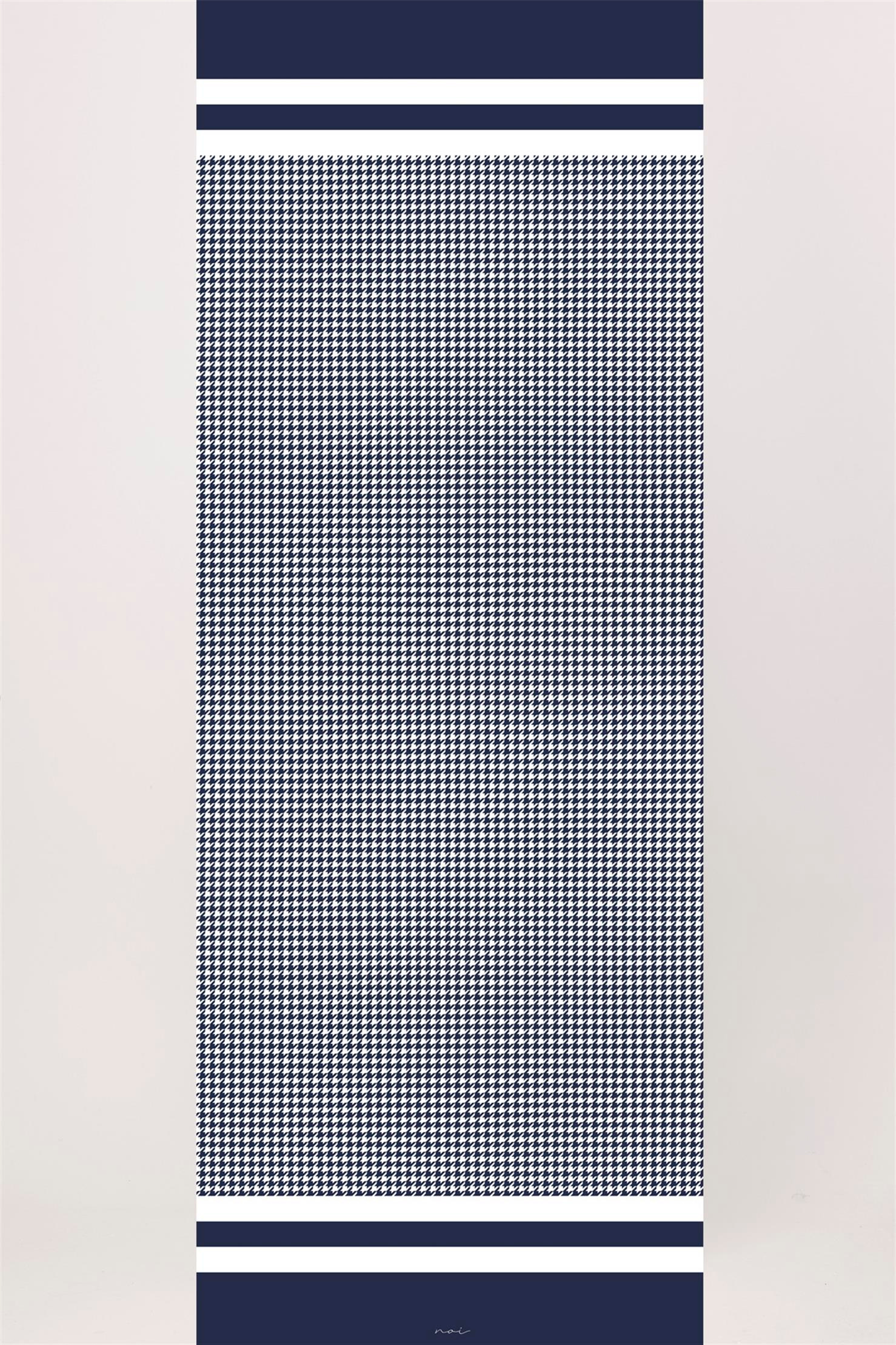 DÜZ KOTON KAZ AYAGI DESEN ŞAL