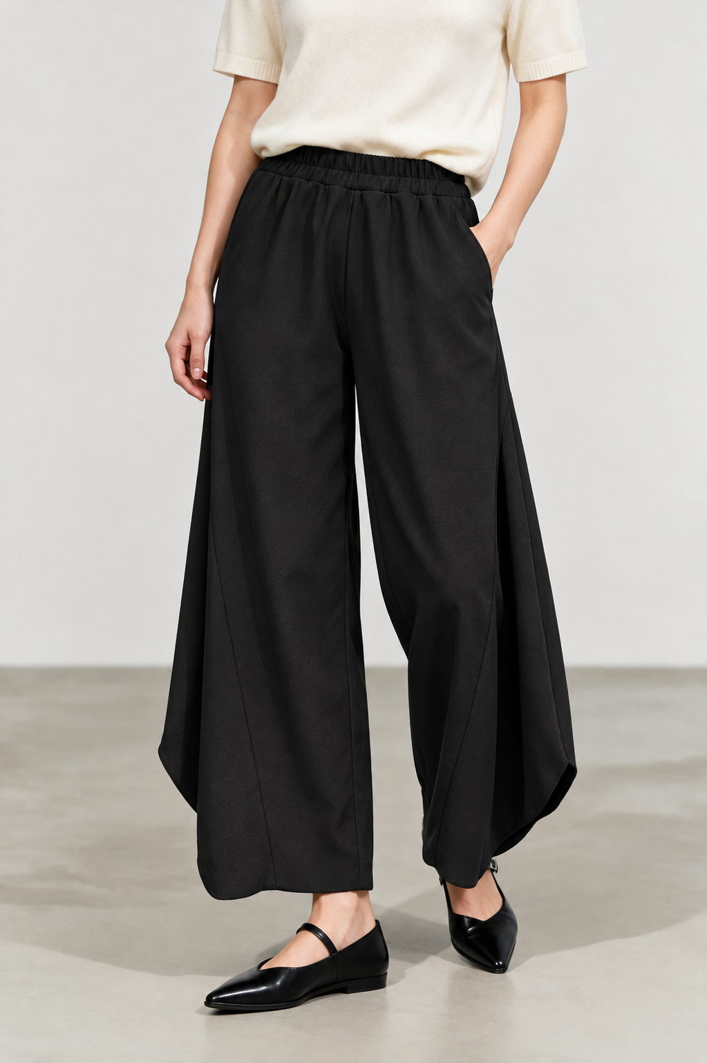 KREP GEORGETTE BAGGY PANTOLON