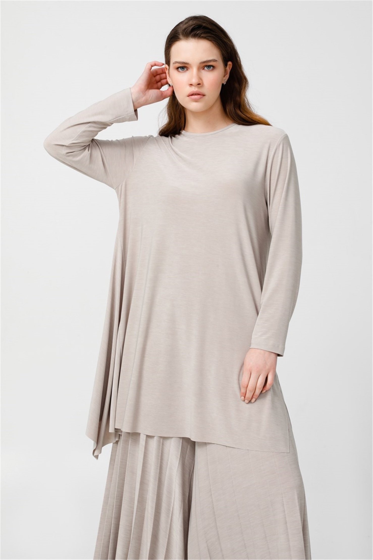 ELENAY BACK SLASHED TUNIC