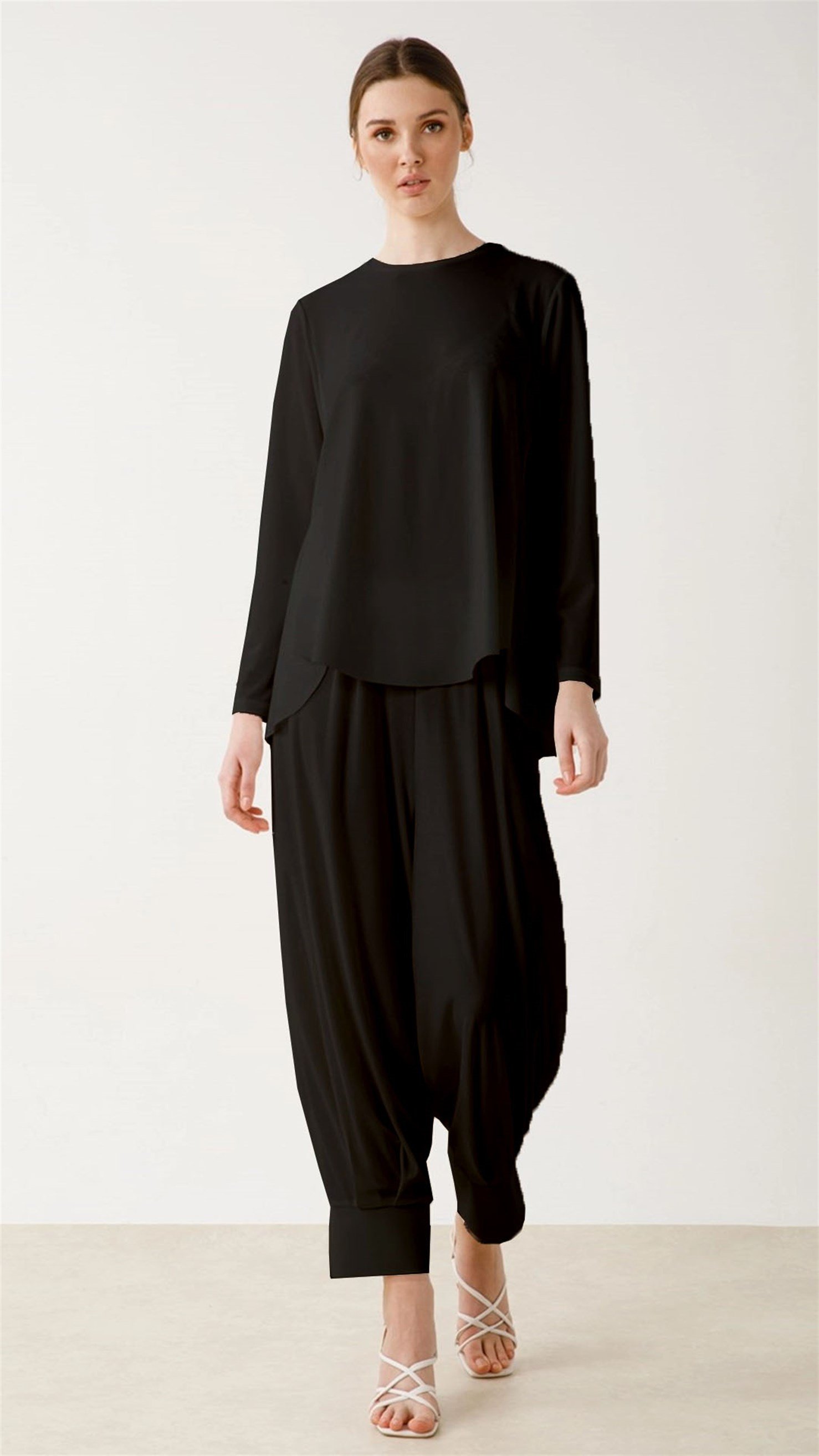 ELENAY MANŞET PAÇA ŞALVAR PANTOLON